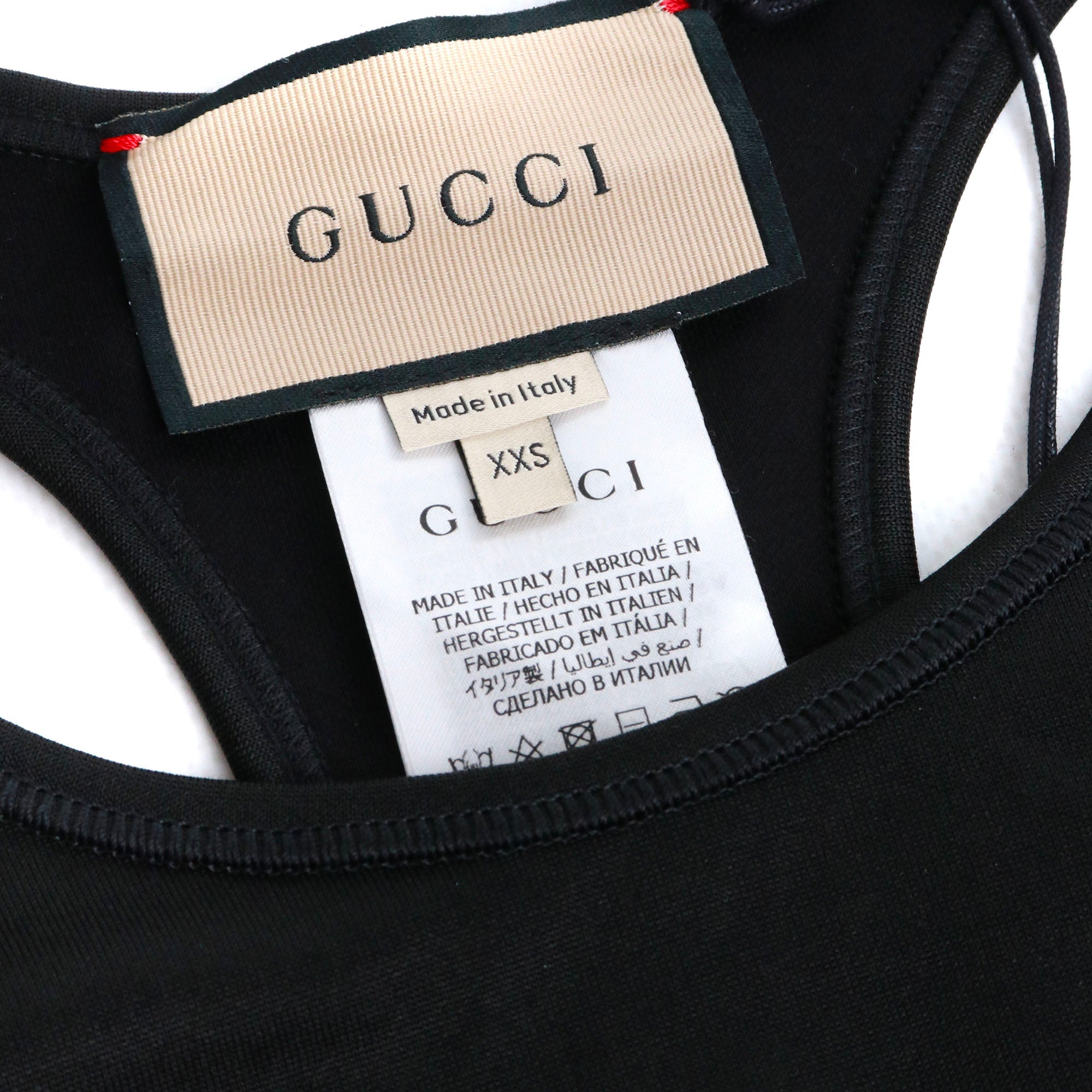 GUCCI - Ensemble de sport Gucci en lycra noir (XXS)