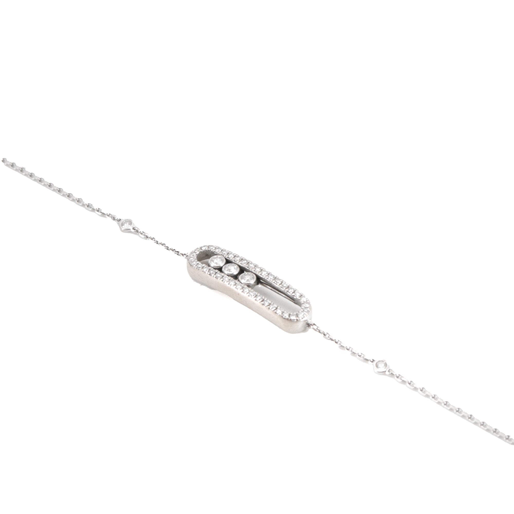 MESSIKA - Bracelet Baby Move Messika en or blanc et diamants