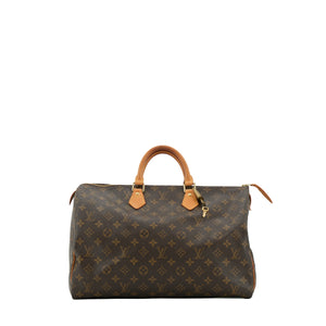 LOUIS VUITTON - Sac à main Speedy 40 Louis Vuitton en toile monogrammée