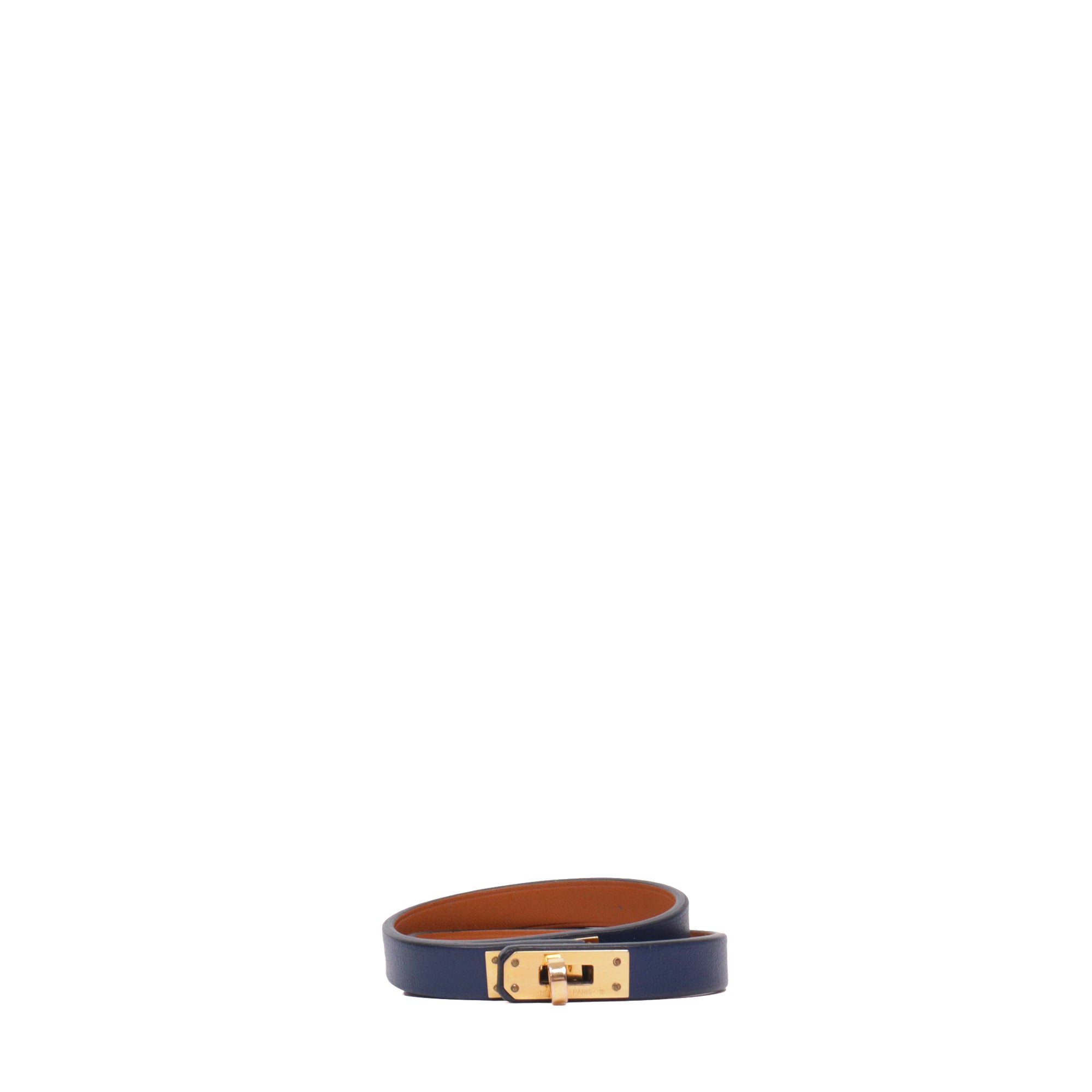 HERMÈS - Orange Clic H bracelet