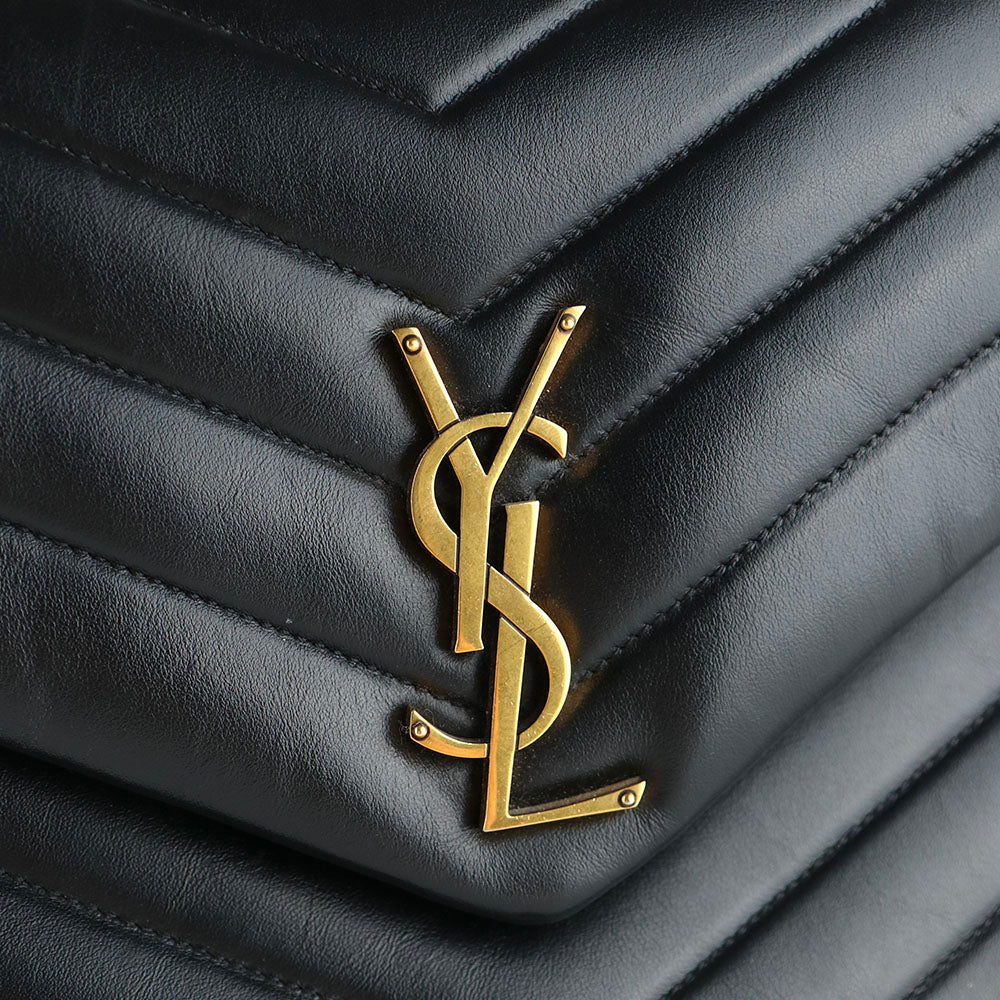 SAINT LAURENT - Sac à épaule Loulou medium en cuir matelassé