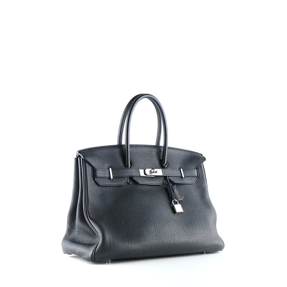HERMÈS - Sac à main Birkin 35 en cuir togo noir