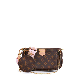 LOUIS VUITTON - Sac à bandoulière Multi Pochette Accessoires Louis Vuitton en toile monogramme