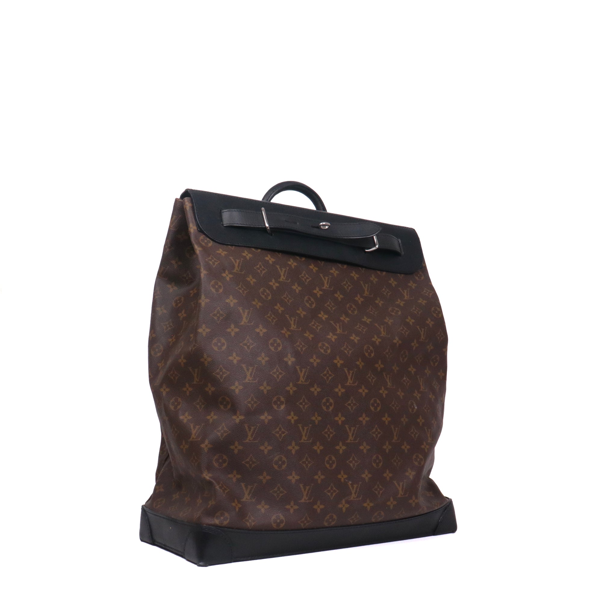 LOUIS VUITTON - Sac de voyage Steamer 45 Louis Vuitton en toile monogrammée