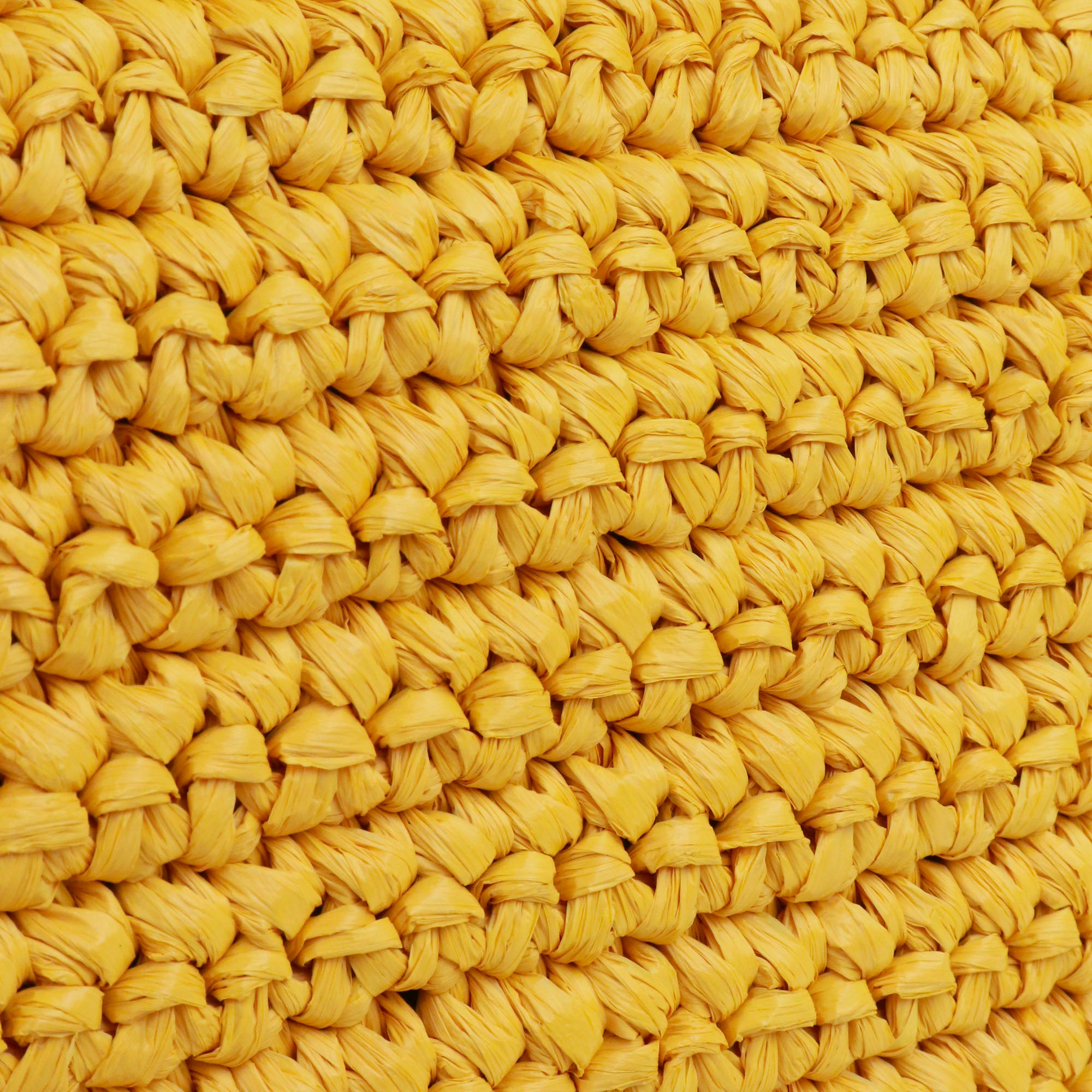 SAINT LAURENT - Sac à bandoulière Niki medium Saint Laurent en raphia jaune