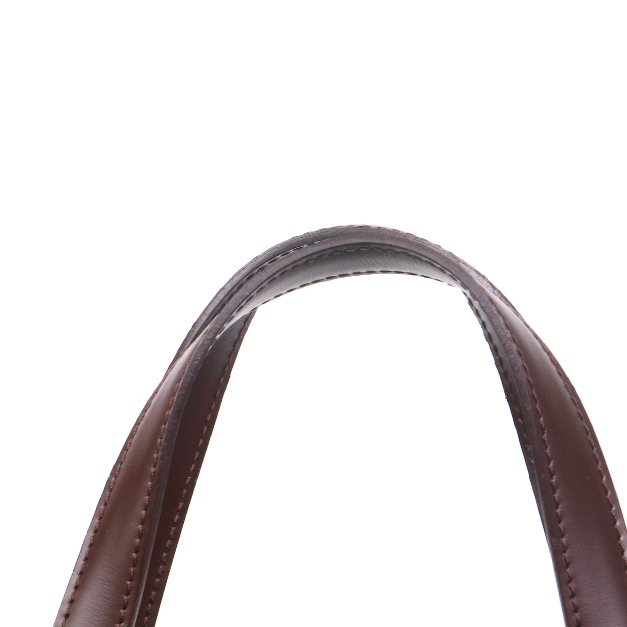 LOUIS VUITTON - Sac à main Uzès Louis Vuitton en toile damier ébène