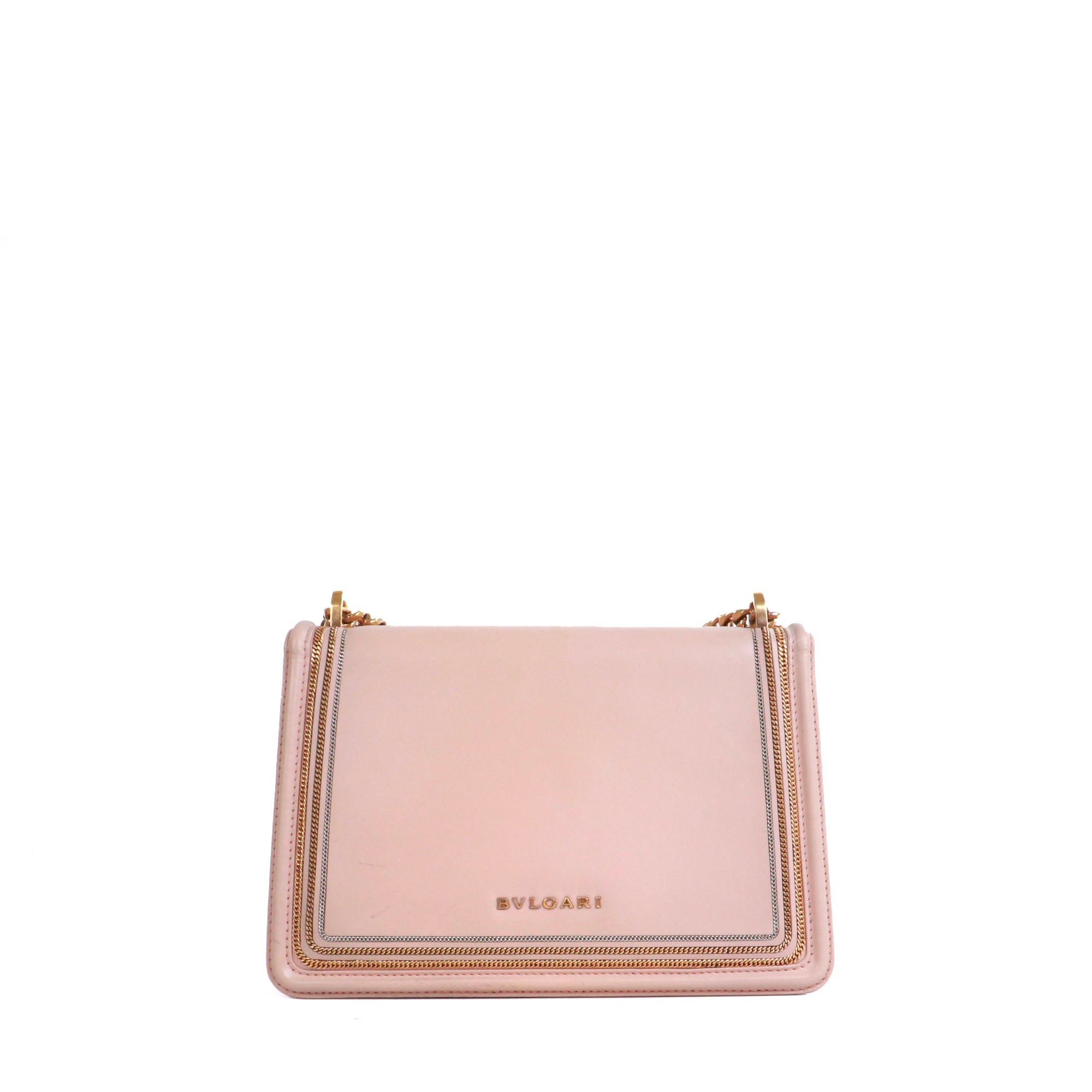 BULGARI - Sac à bandoulière Serpenti Bvlgari en cuir rose édition limitée