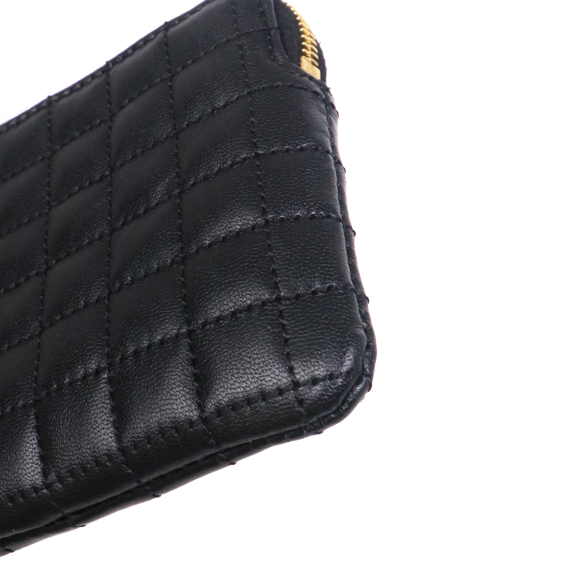 CELINE - Porte-monnaie C Charm Celine en cuir noir