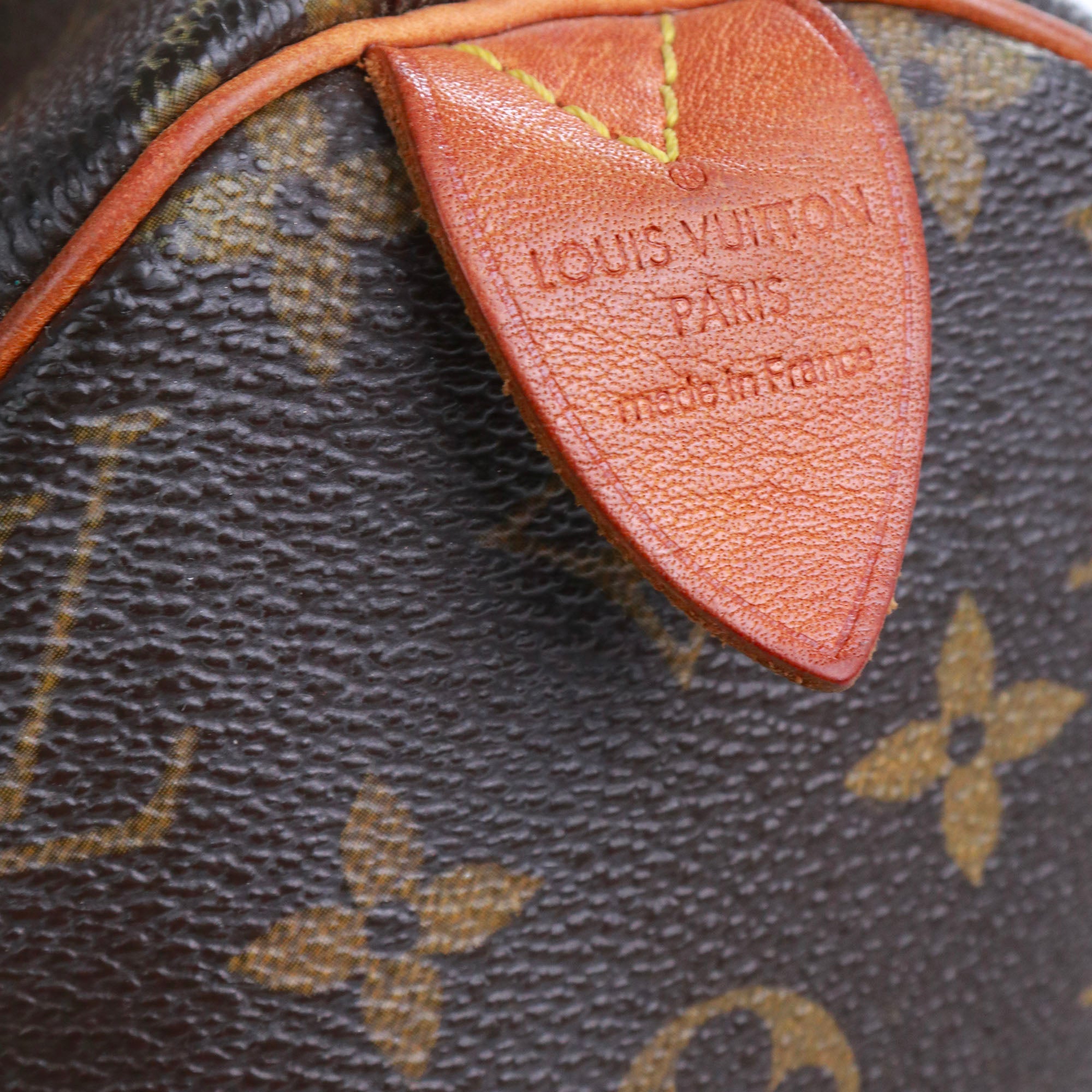 LOUIS VUITTON - Sac à main Speedy 30 Louis Vuitton en toile monogramme