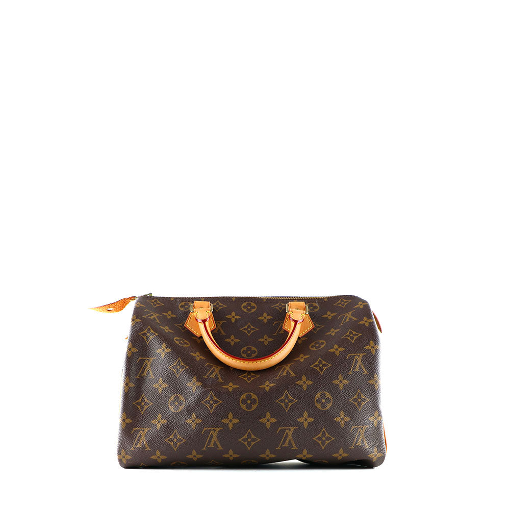 LOUIS VUITTON - Sac à main Speedy 30 en toile monogramme
