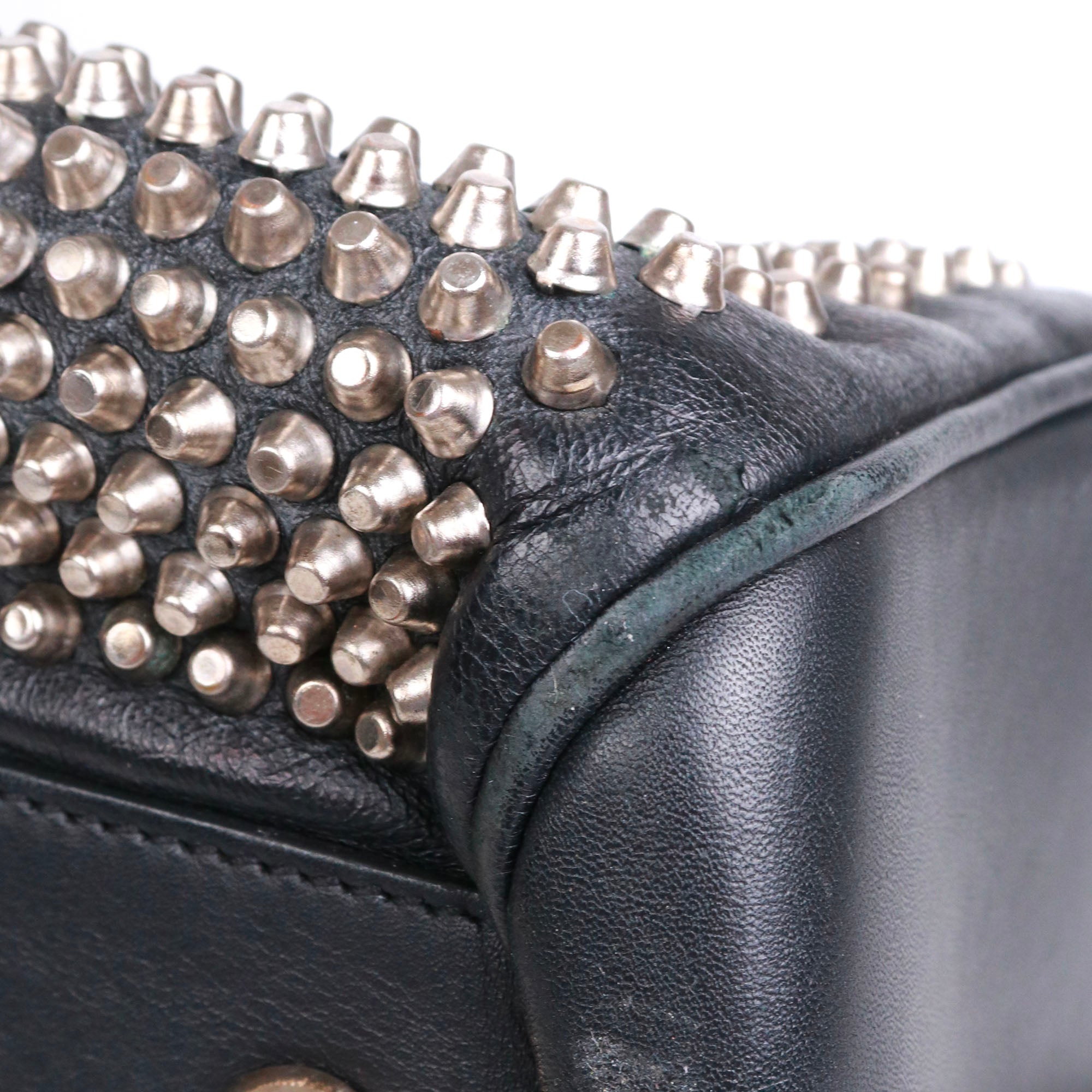 SAINT LAURENT - Sac à main Boston Saint Laurent en cuir noir