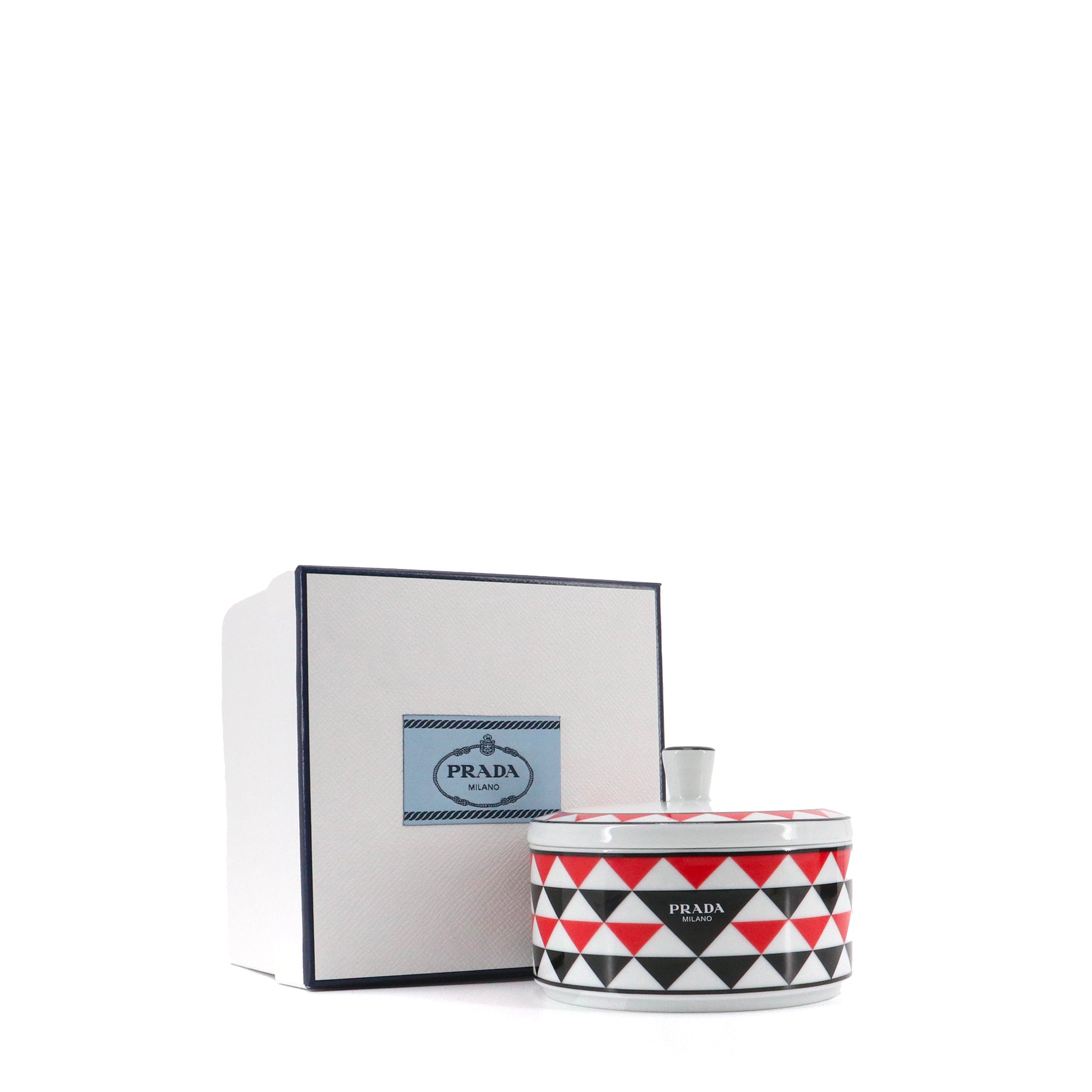 PRADA - Boîte Prada en porcelaine blanche