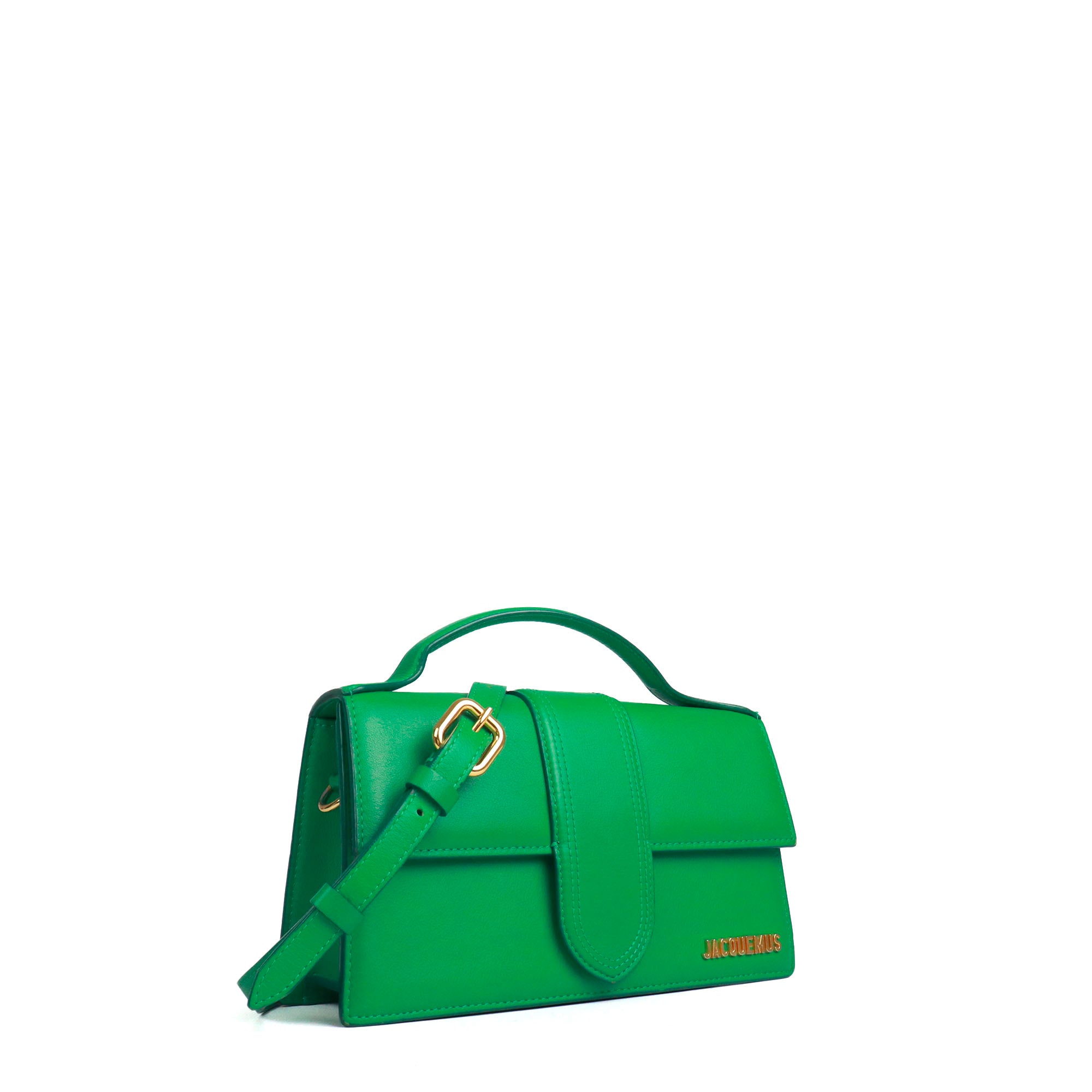 JACQUEMUS - Sac à bandoulière Le Grand Bambino Jacquemus en cuir vert