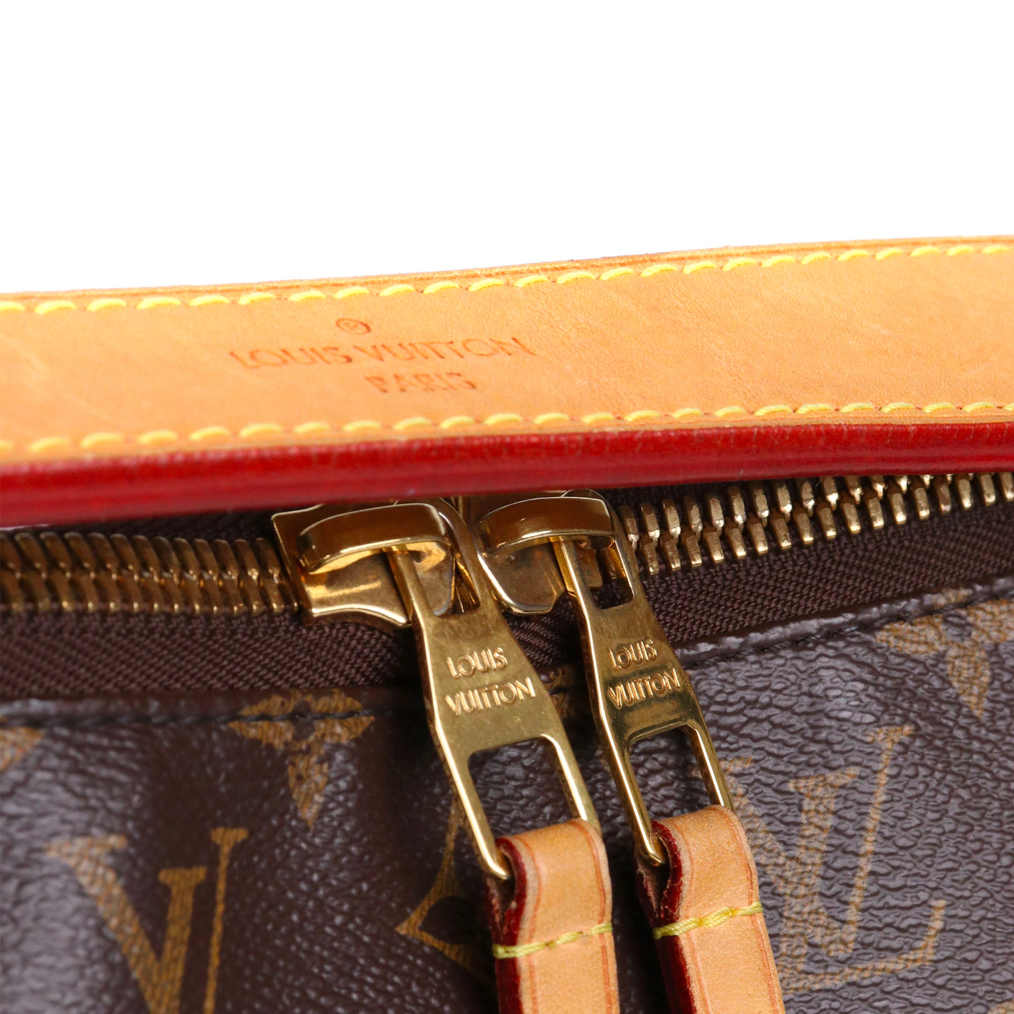 LOUIS VUITTON - Sac cabas Sully Louis Vuitton en toile enduite monogrammée marron