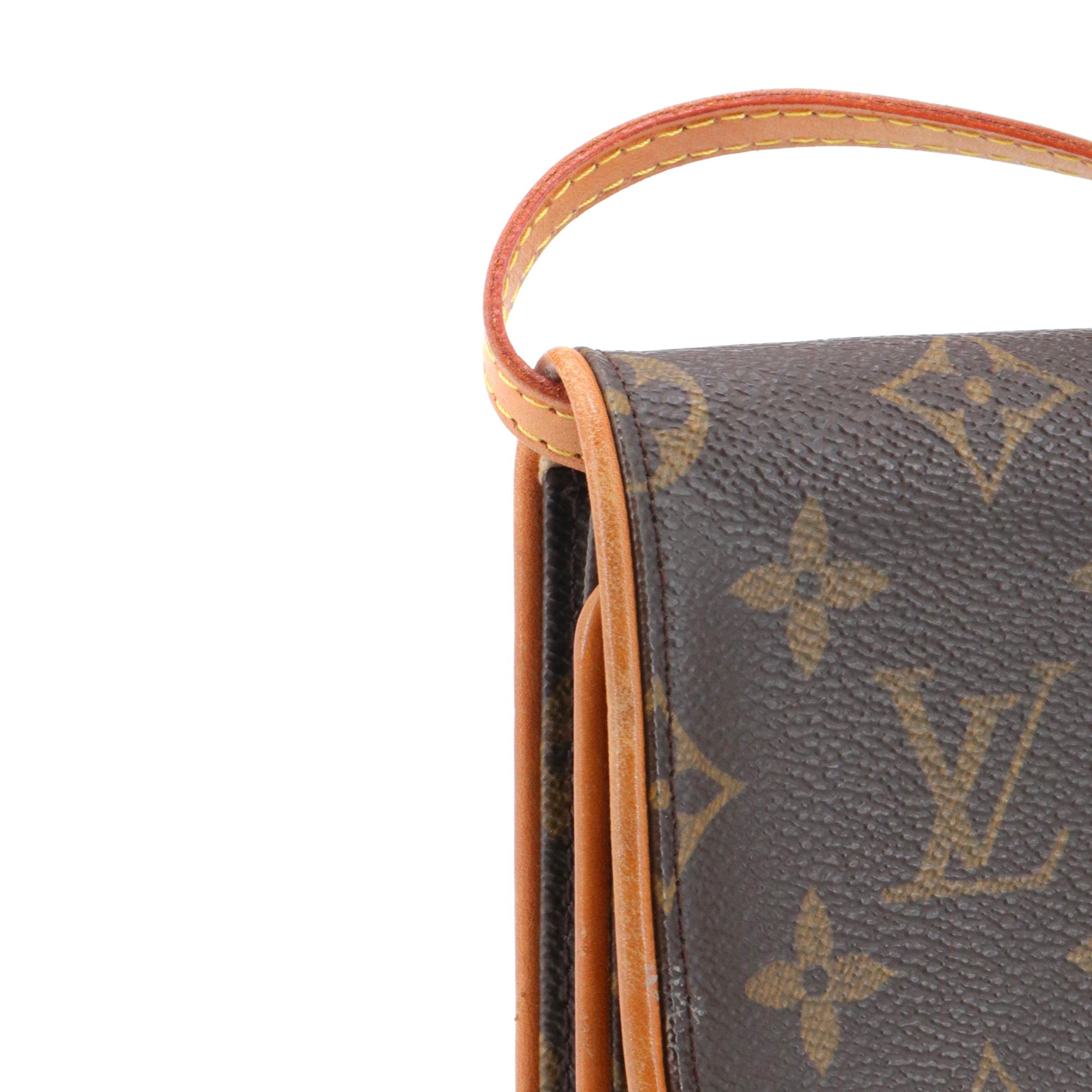 LOUIS VUITTON - Sac à bandoulière Pochette Twin Louis Vuitton en toile monogrammée vintage