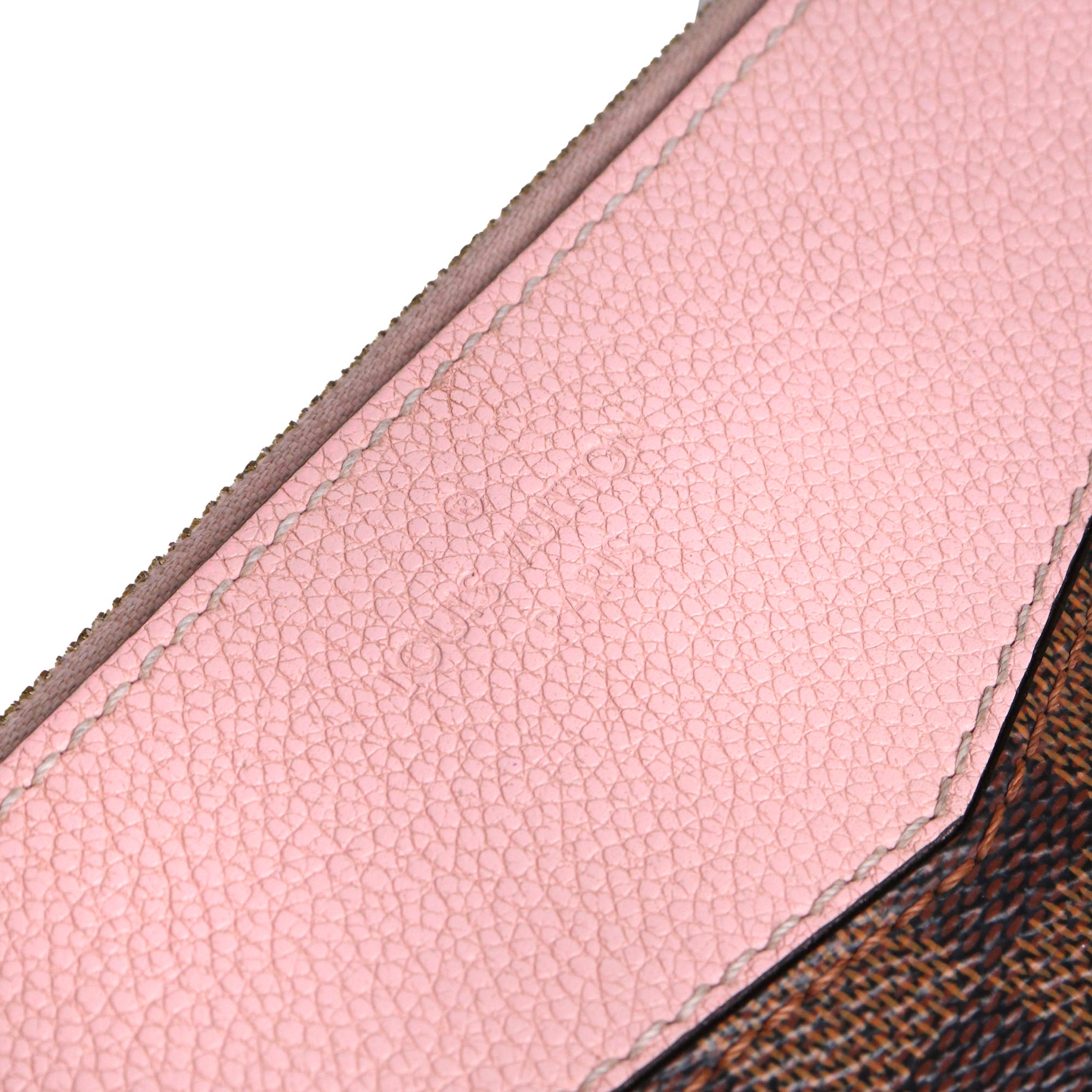 LOUIS VUITTON - Pochette Daily Pouch Louis Vuitton en cuir damier ébène