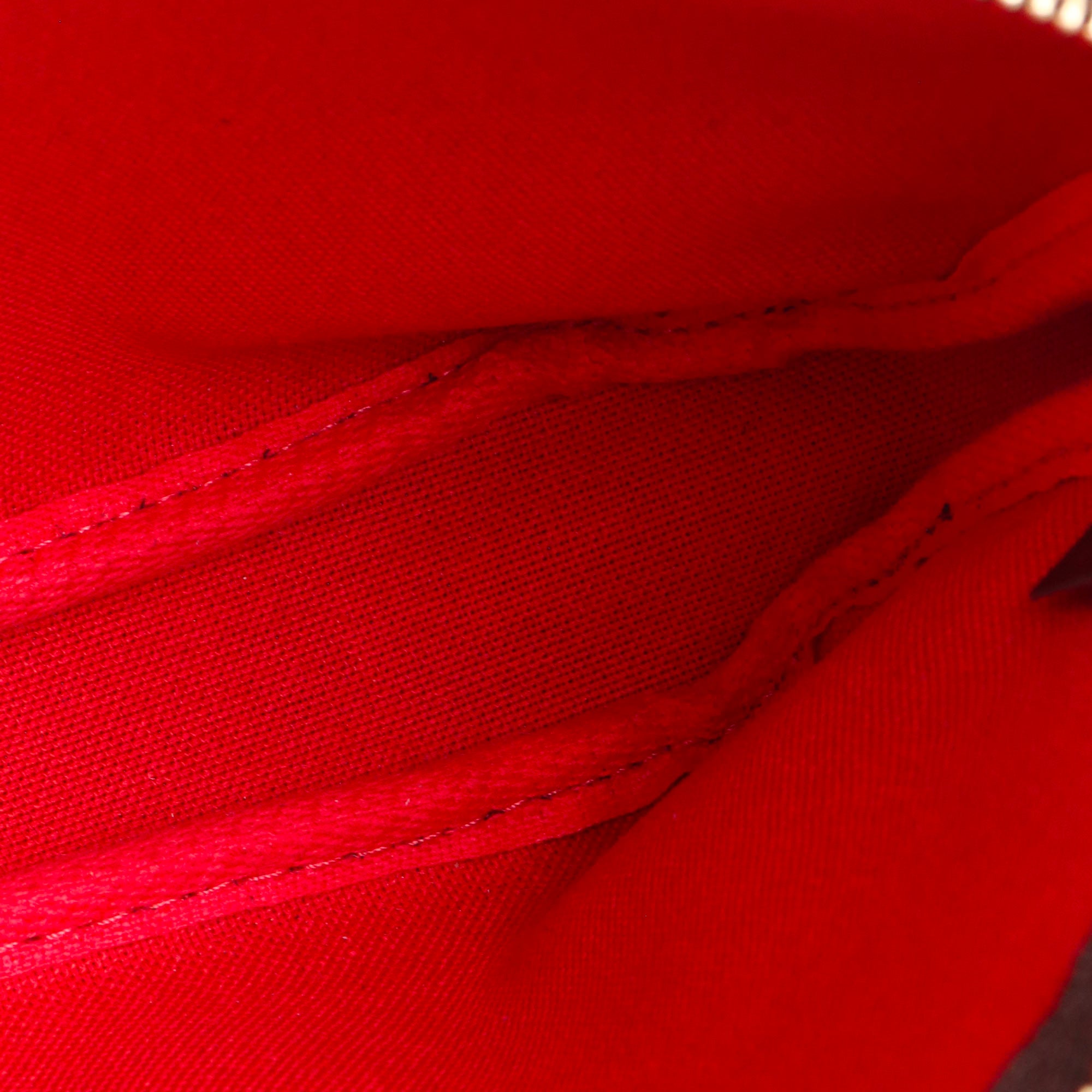 LOUIS VUITTON - Pochette Accessoire Louis Vuitton en toile damier ébène