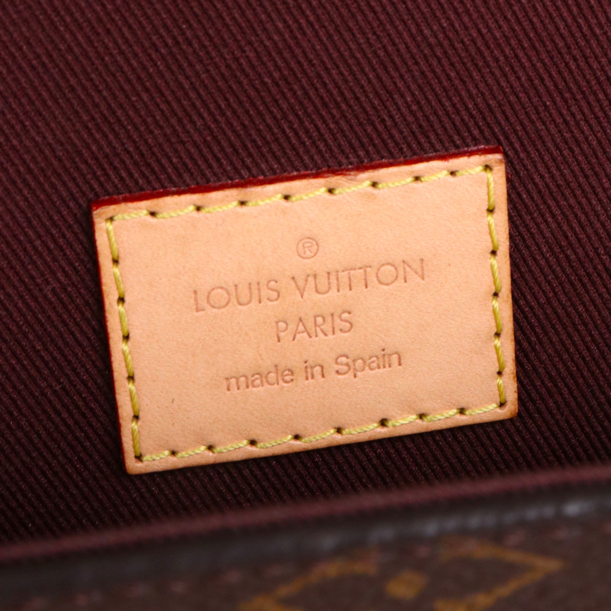 LOUIS VUITTON - Sac à main Cluny Moyen Louis Vuitton en toile monogrammée marron