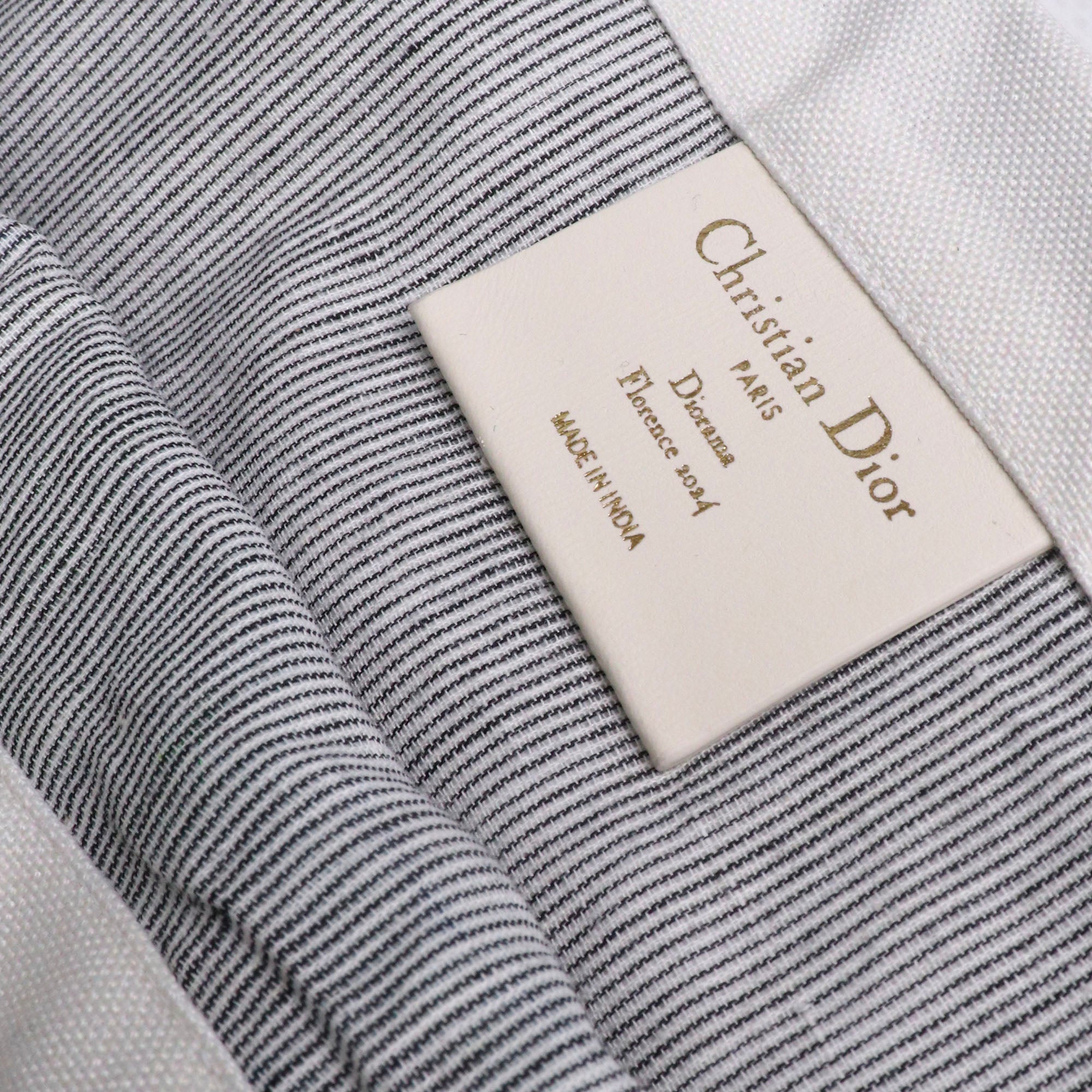 DIOR - Totebag Diorama Dior en coton blanc