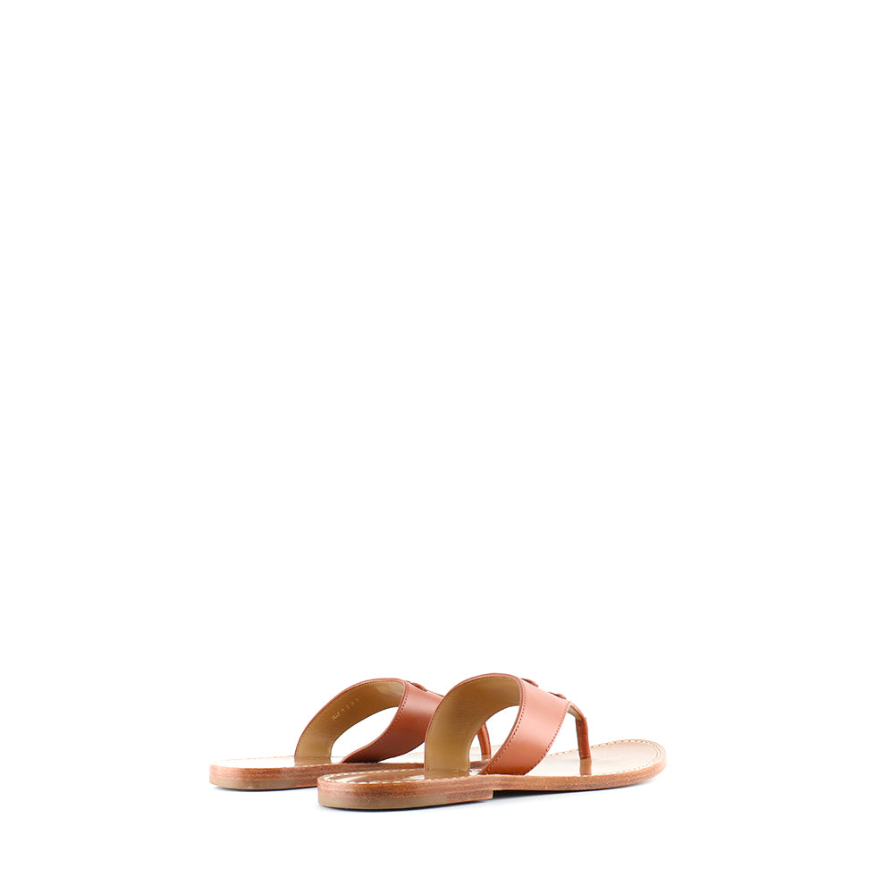 CELINE - Sandales Triomphe en cuir (T37)