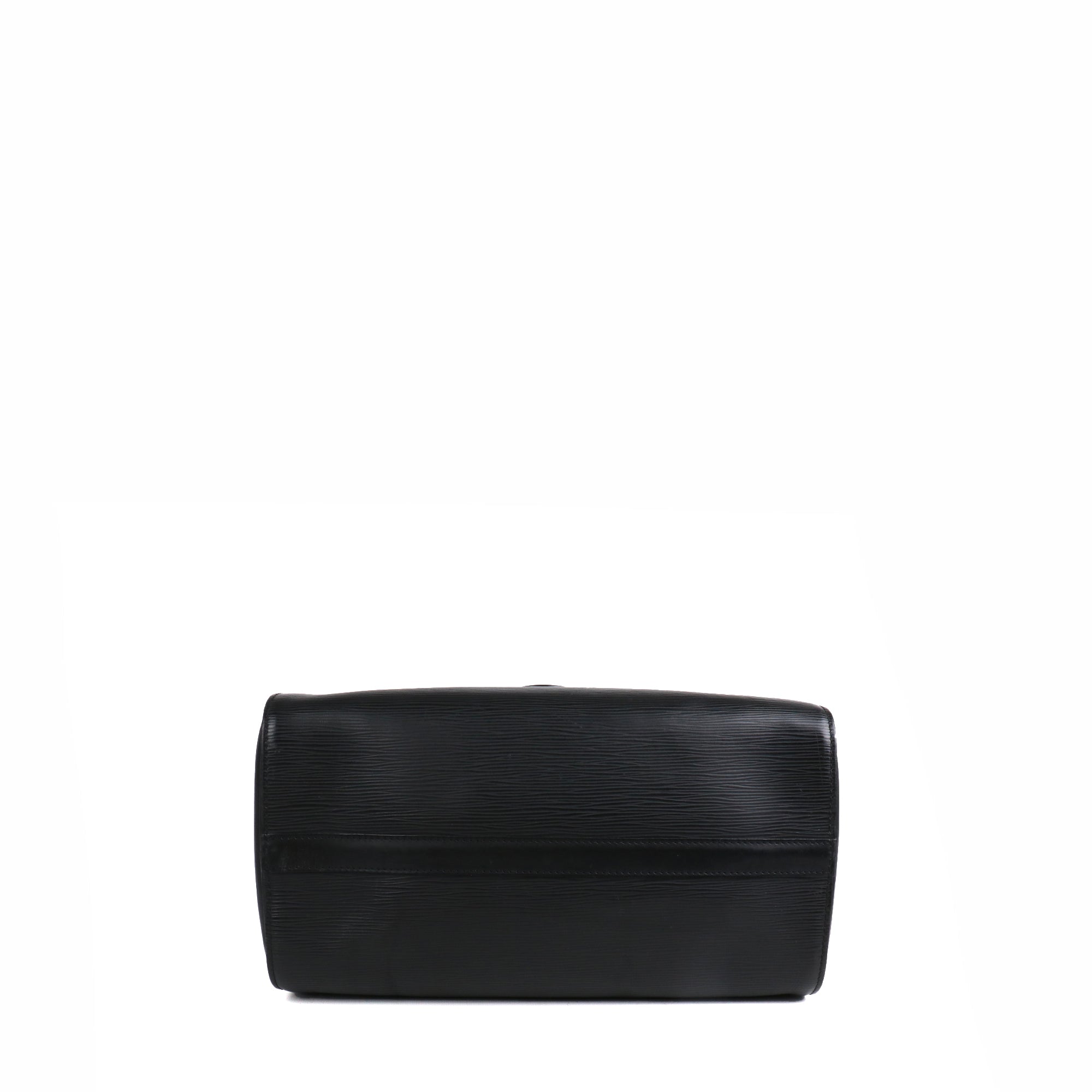 LOUIS VUITTON - Sac à main Speedy 35 Louis Vuitton en cuir épi noir