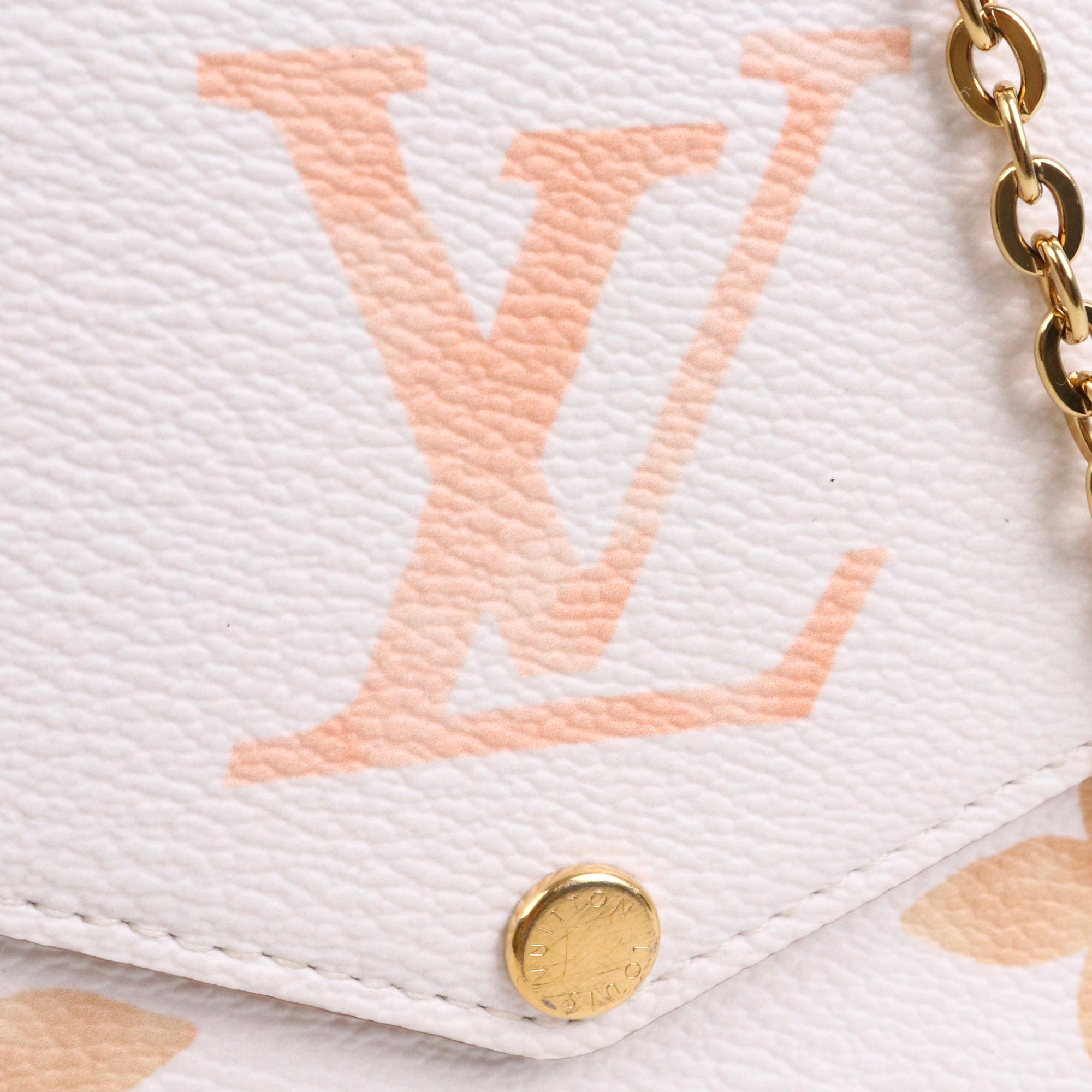 LOUIS VUITTON - Pochette Felicie Resort 2023 Louis Vuitton en toile enduite