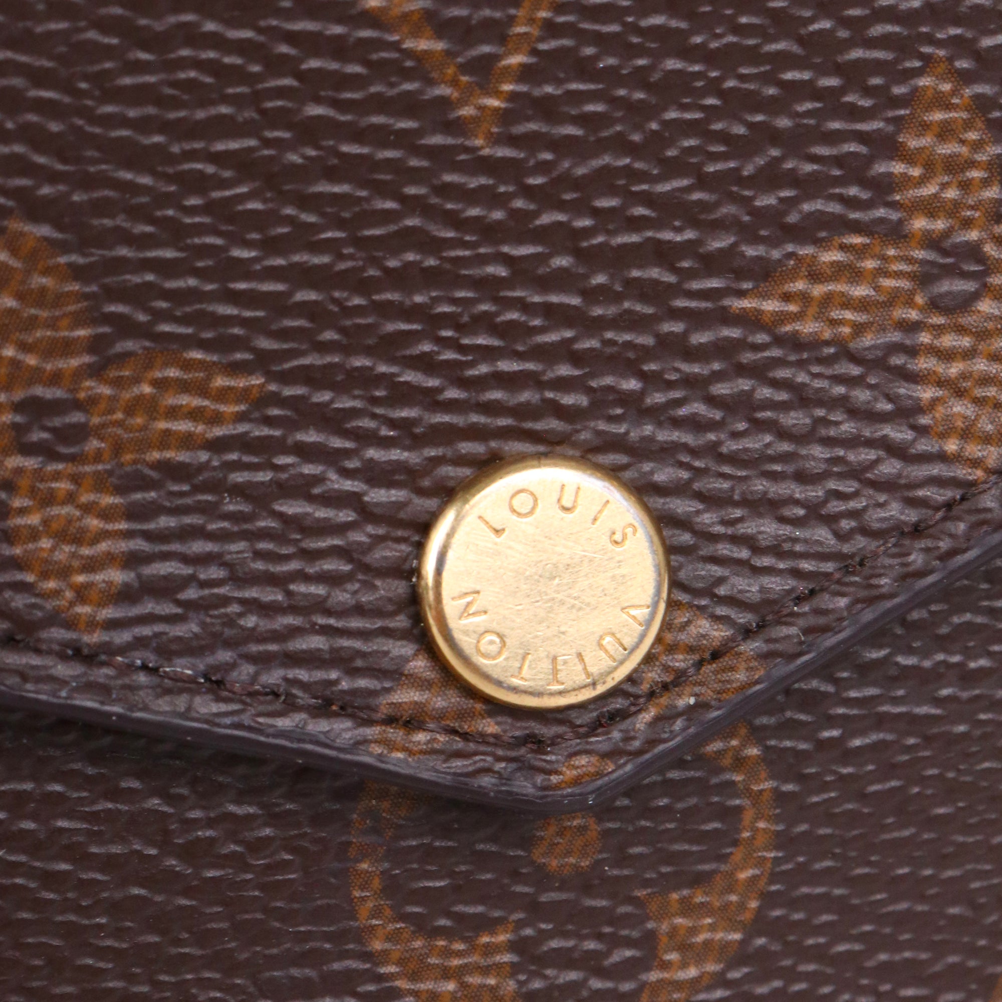 LOUIS VUITTON - Pochette Félicie Louis Vuitton en toile monogrammée marron