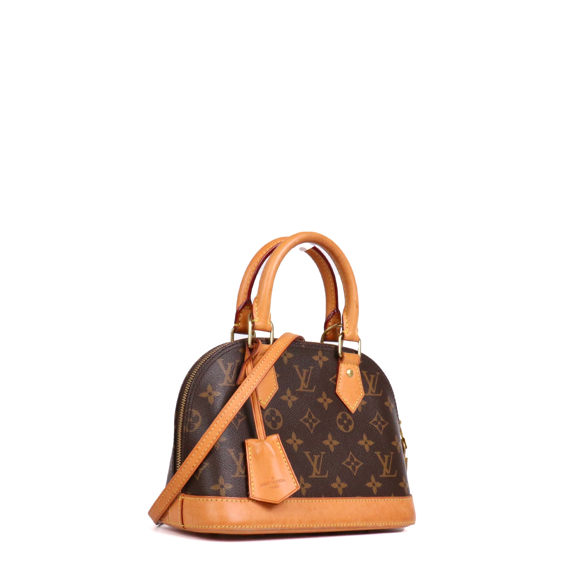 LOUIS VUITTON - Sac à bandoulière Alma BB Louis Vuitton en toile monogrammée