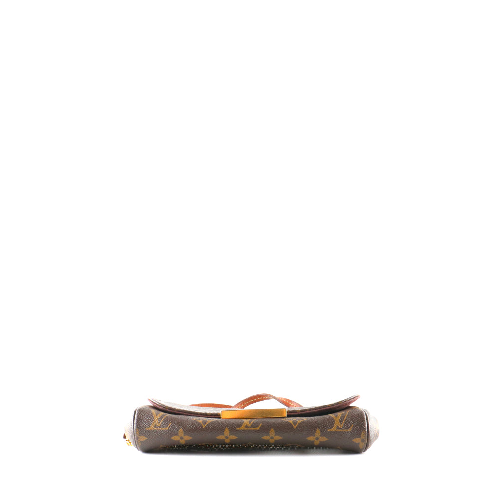 LOUIS VUITTON - Sac à bandoulière Favorite en toile monogrammée marron
