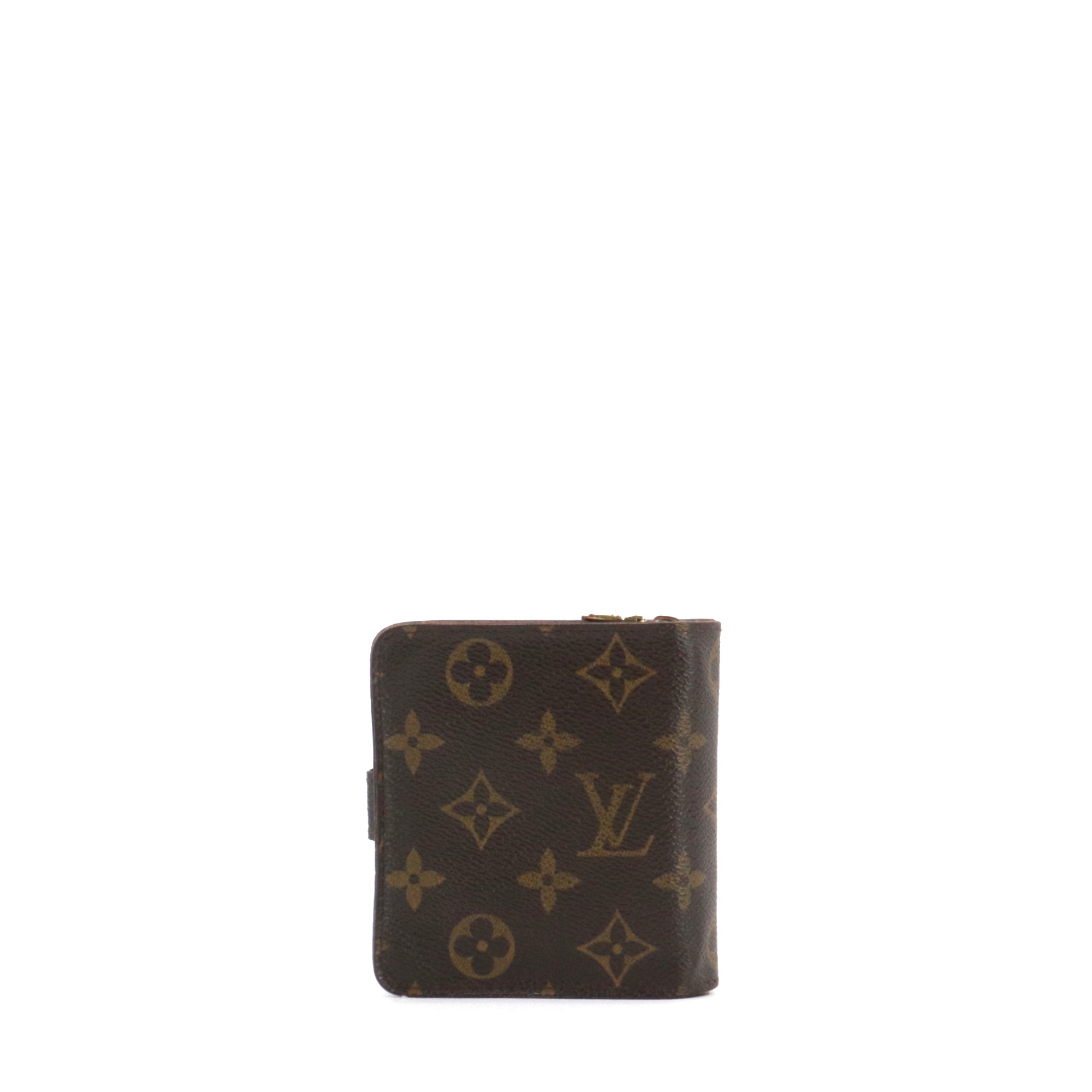 LOUIS VUITTON - Porte-monnaie Louis Vuitton en toile monogrammée