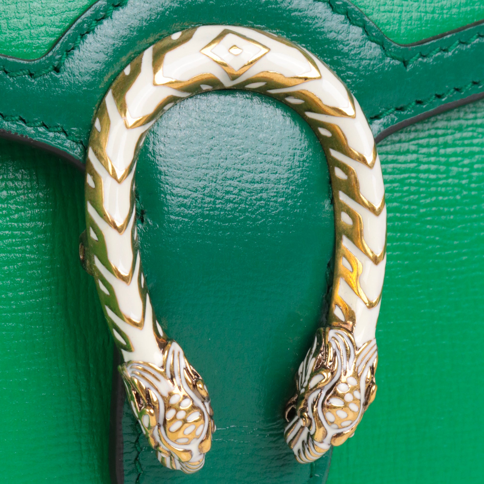 GUCCI - Sac à bandoulière Dionysus Wallet On Chain Gucci en cuir vert