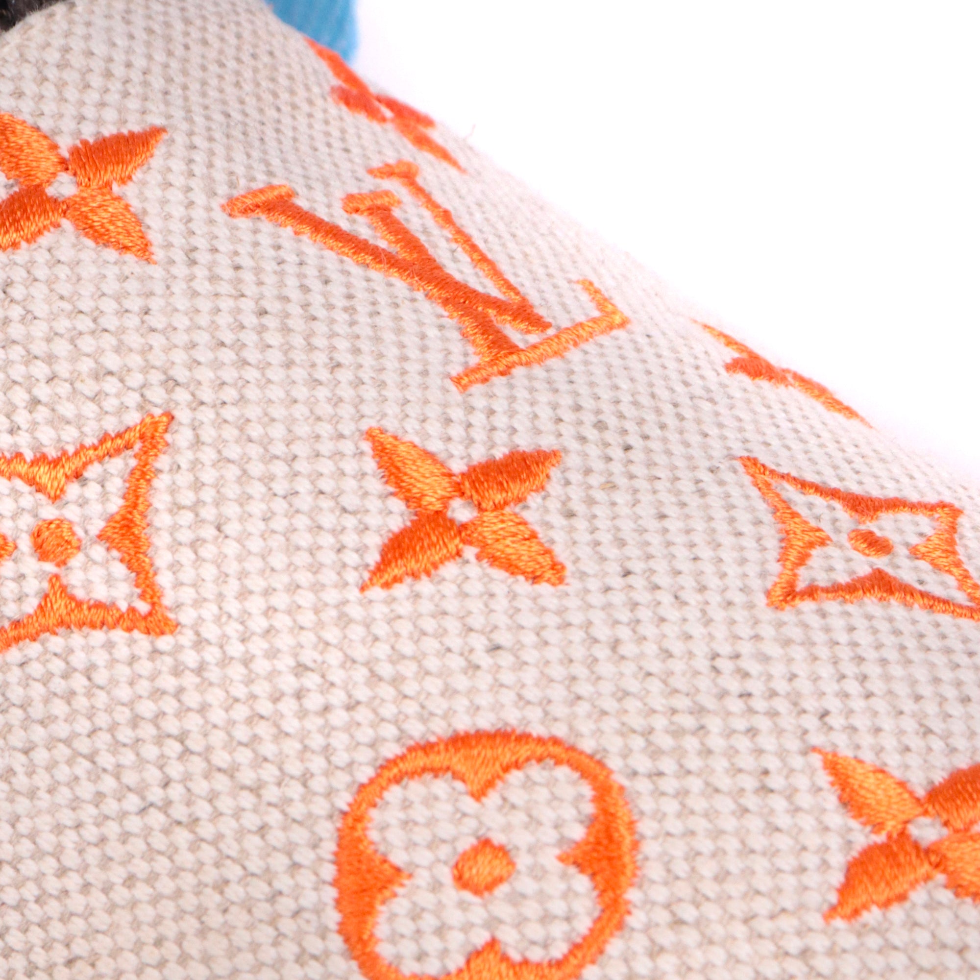 LOUIS VUITTON - Espadrilles Starboard Louis Vuitton en toile monogrammée orange (T38)