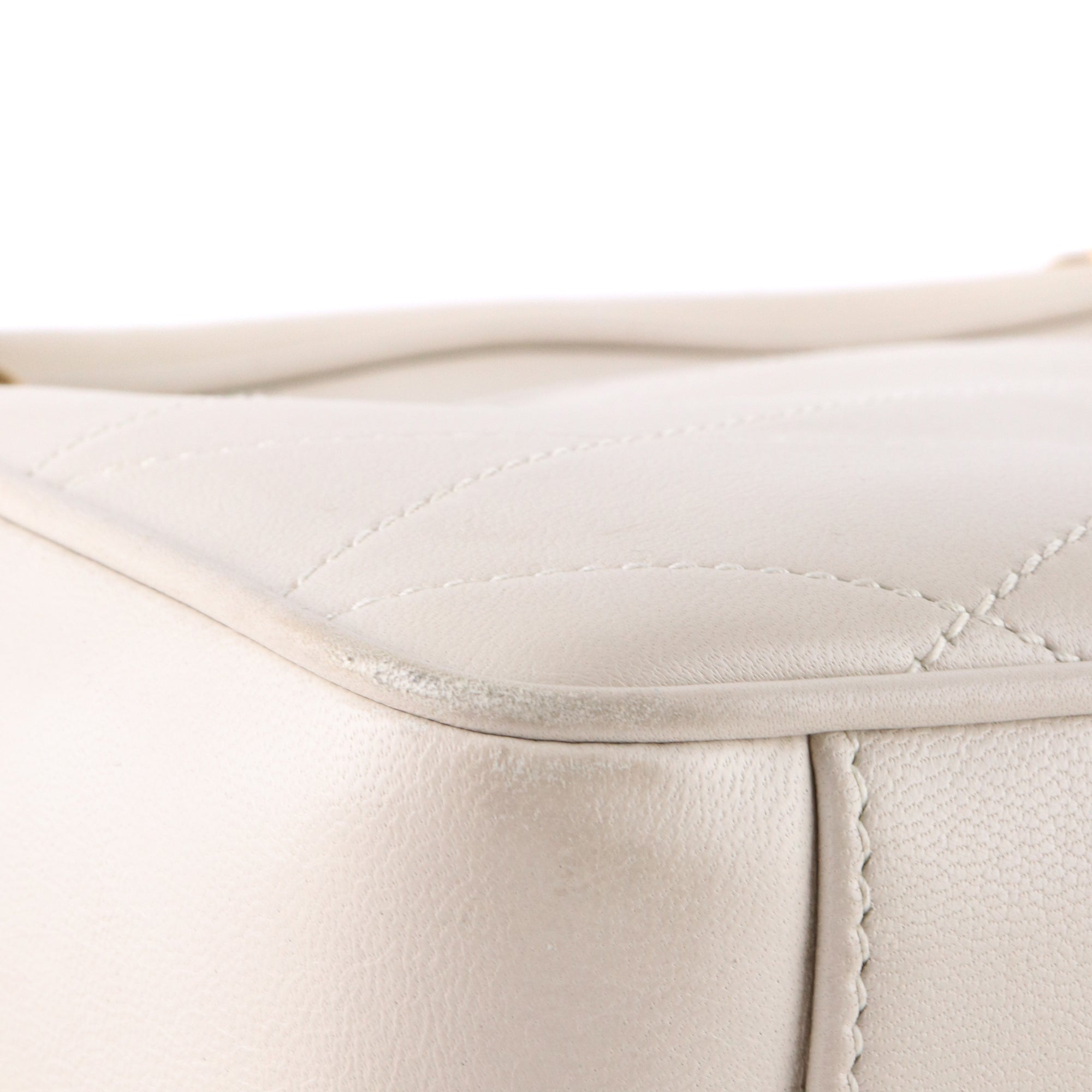 SAINT LAURENT - Le Maillon shoulder bag in beige leather