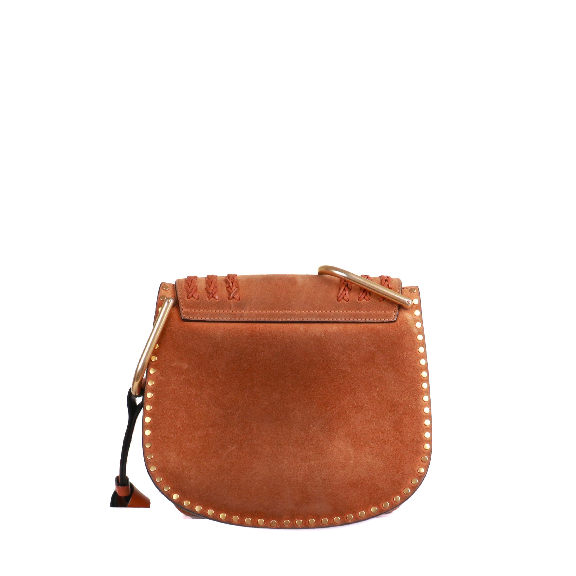 CHLOÉ - Sac à bandoulière Hudson Chloé en daim marron