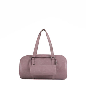 LOUIS VUITTON - Sac à épaule Soufflot Louis Vuitton en cuir épi lilas