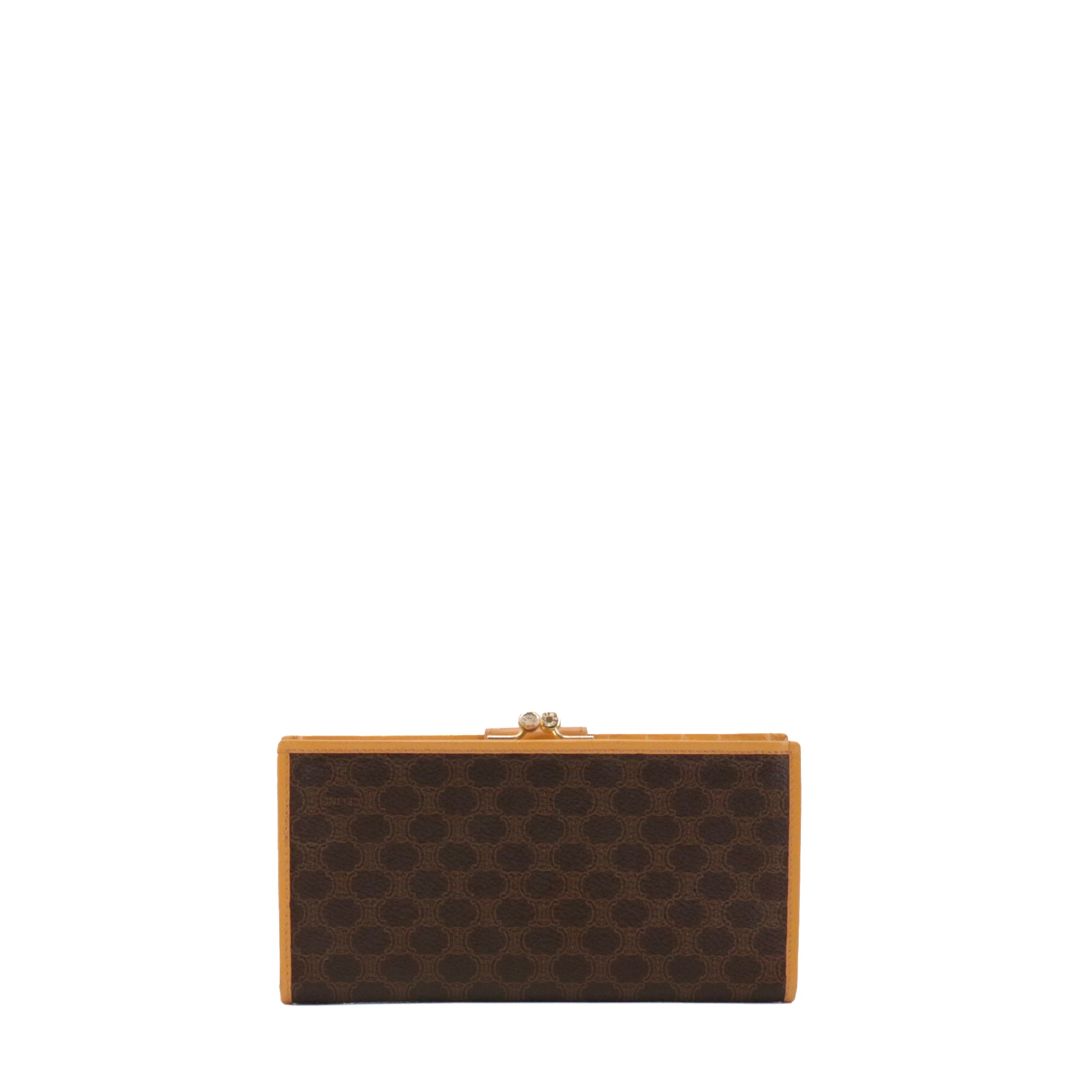 CELINE - Celine Triomphe wallet in vintage monogrammed canvas