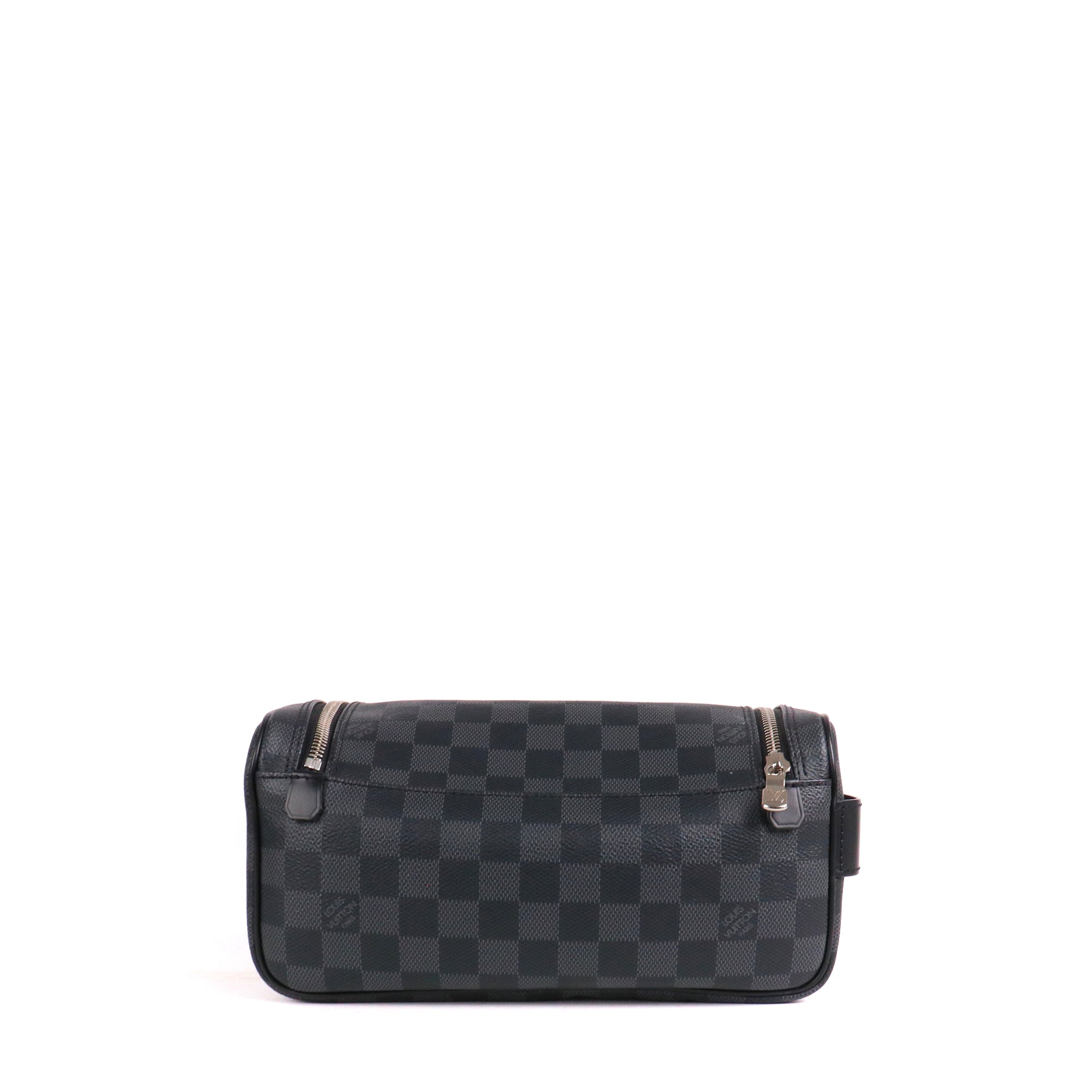 LOUIS VUITTON - Trousse de toilette Louis Vuitton en toile damier graphite