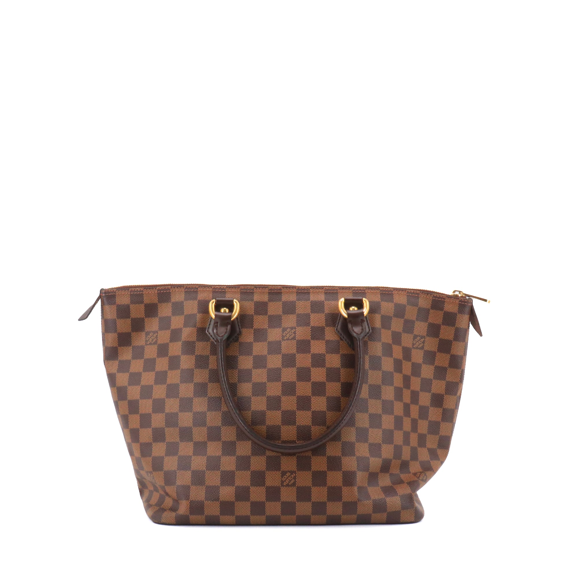 LOUIS VUITTON - Sac à main Saleya Louis Vuitton en toile damier ébène