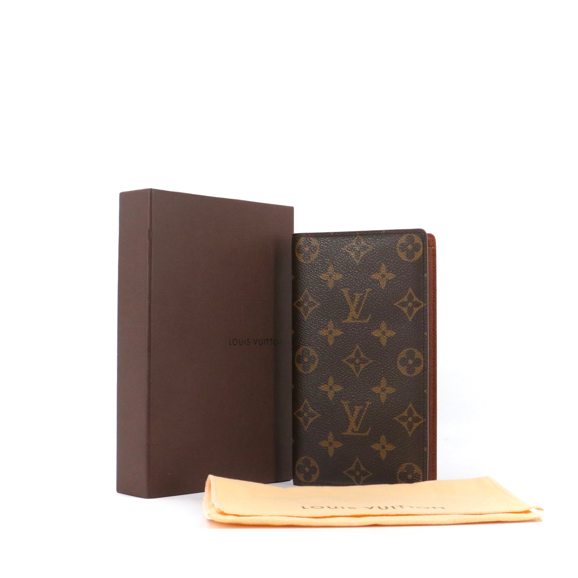 LOUIS VUITTON - Porte chéquiers Louis Vuitton en toile monogrammée