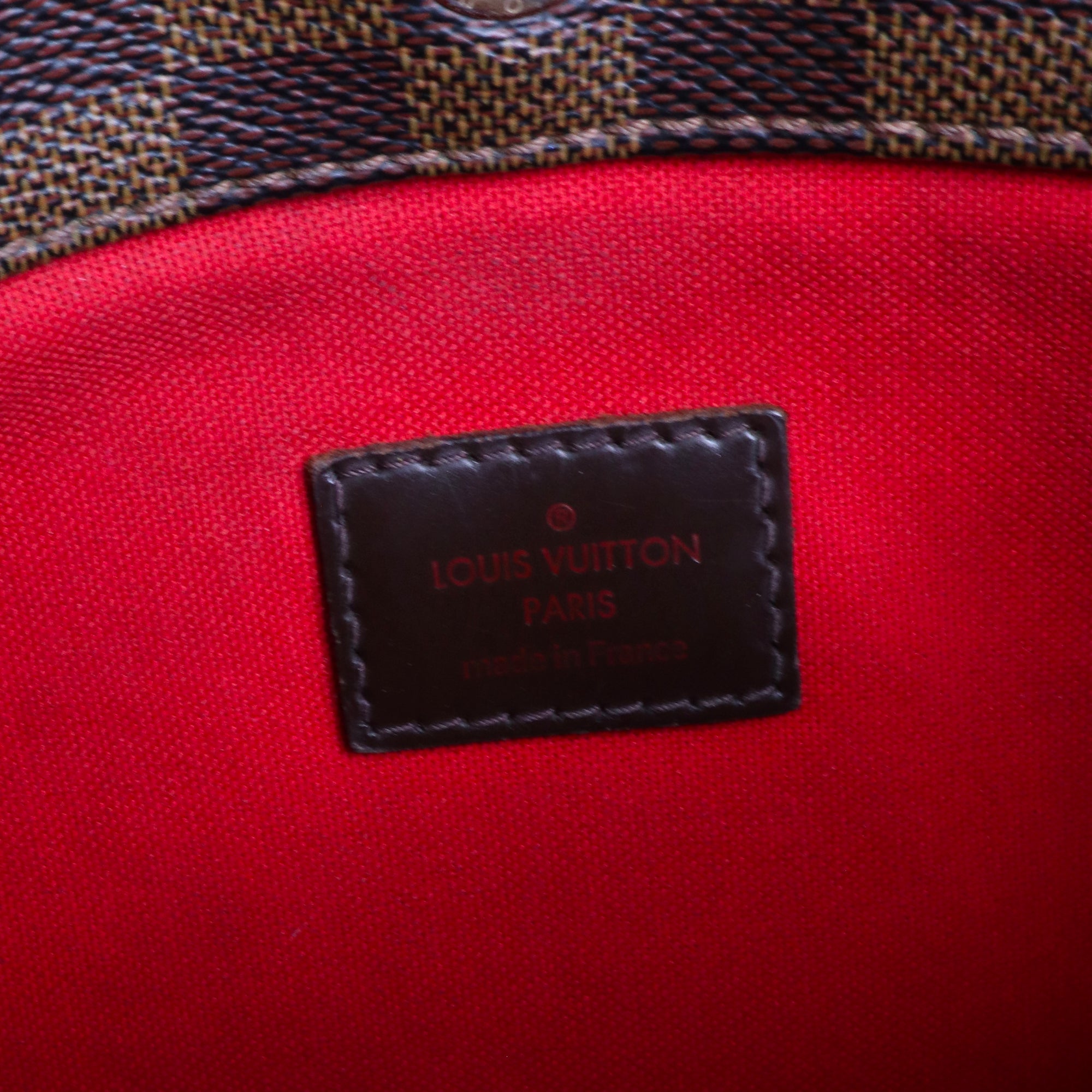 LOUIS VUITTON - Sac à bandoulière Bloomsbury PM Louis Vuitton en toile damier ébène