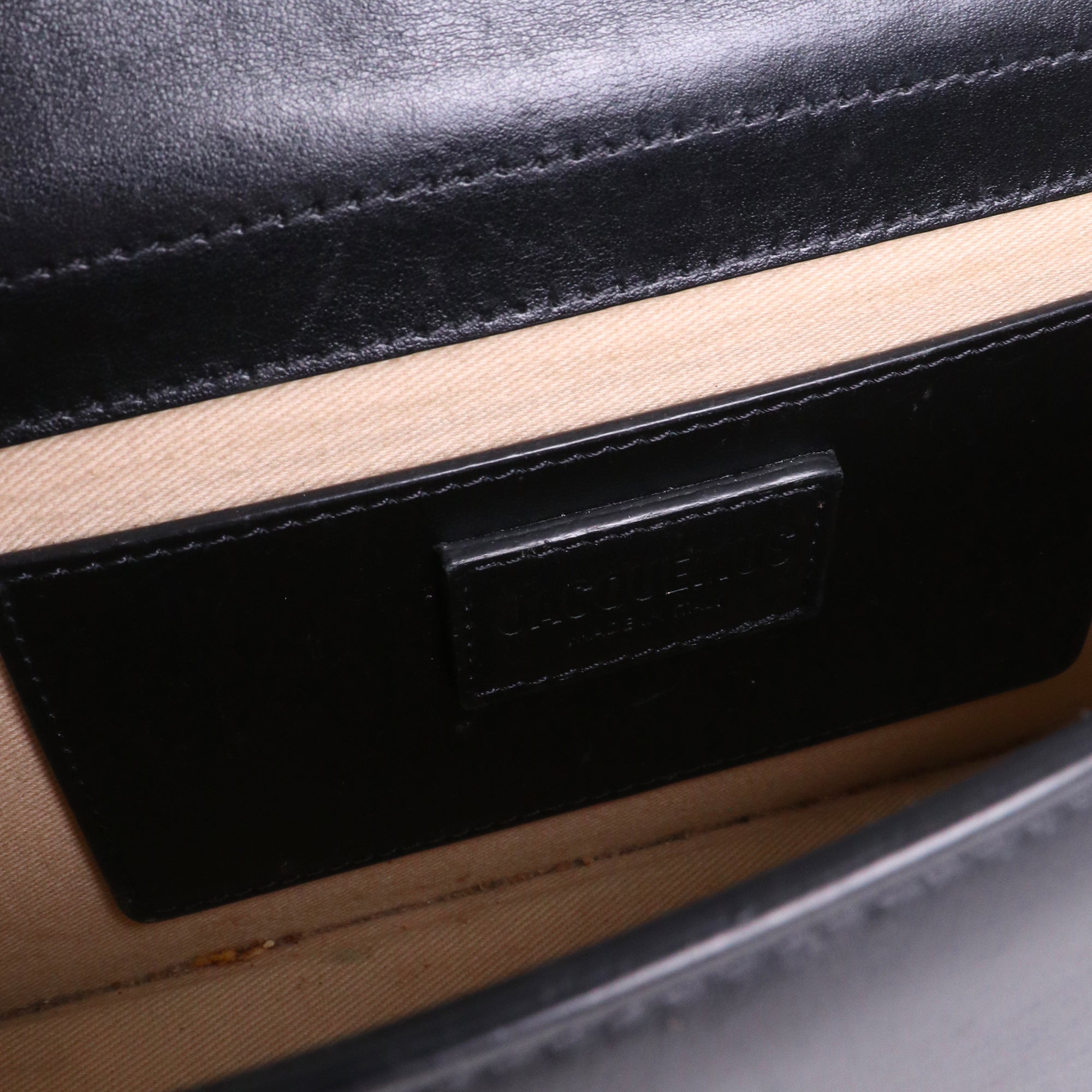 JACQUEMUS - Sac à bandoulière Le Grand Bambino Jacquemus en cuir noir