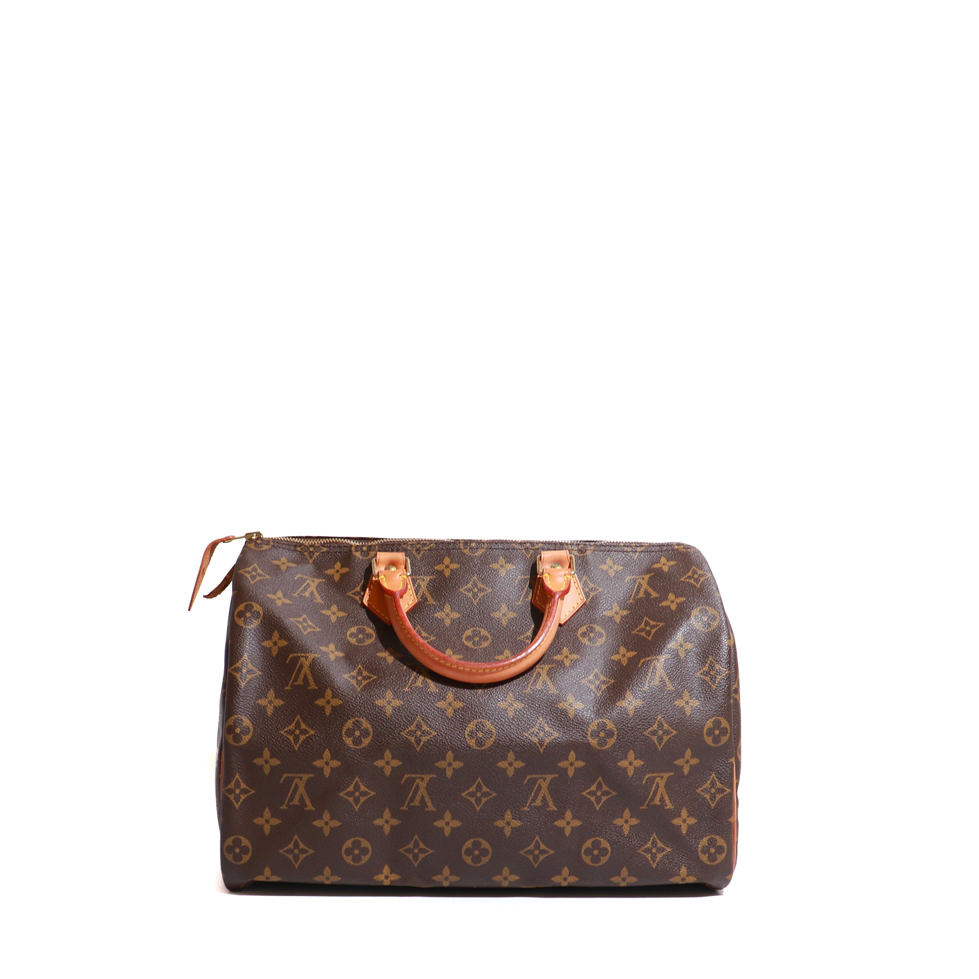 LOUIS VUITTON - Sac à main Speedy 35 en toile monogramme
