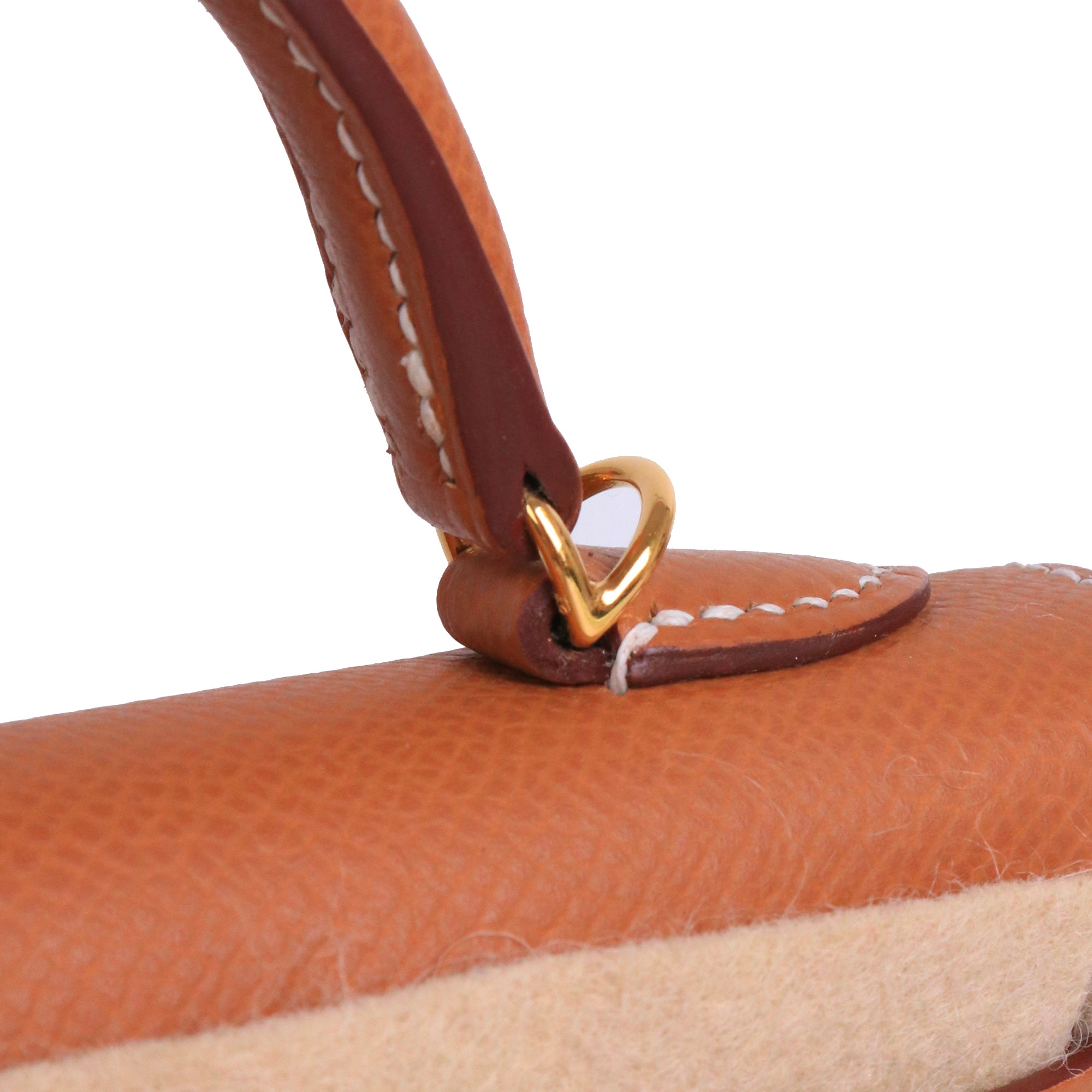 HERMÈS - Kelly 28 shoulder bag in togo leather
