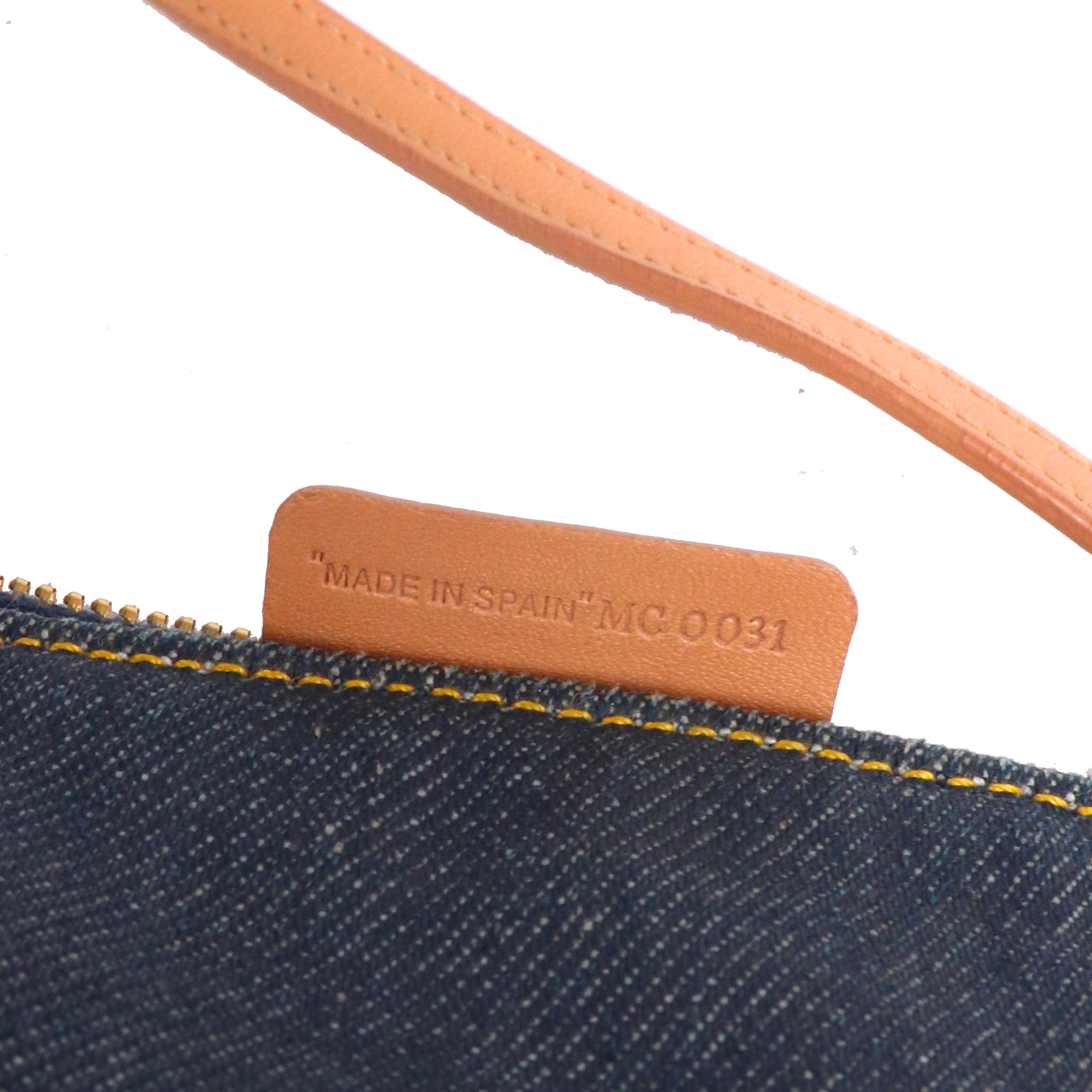 DIOR - Sac à épaule Saddle small Dior en denim vintage