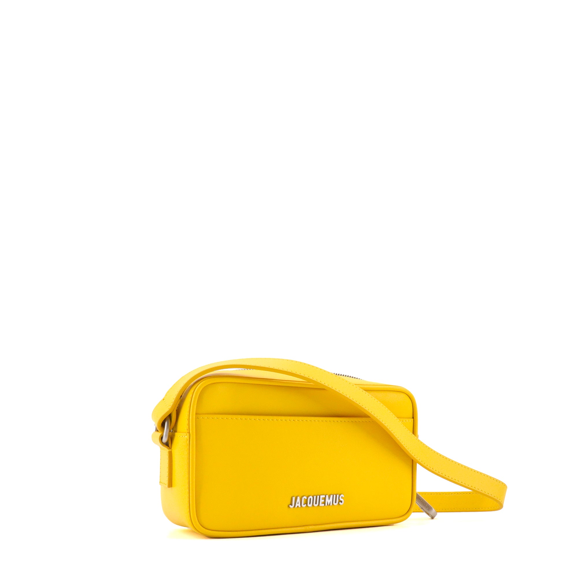 JACQUEMUS - Sac à bandoulière Le Baneto Jacquemus en cuir jaune