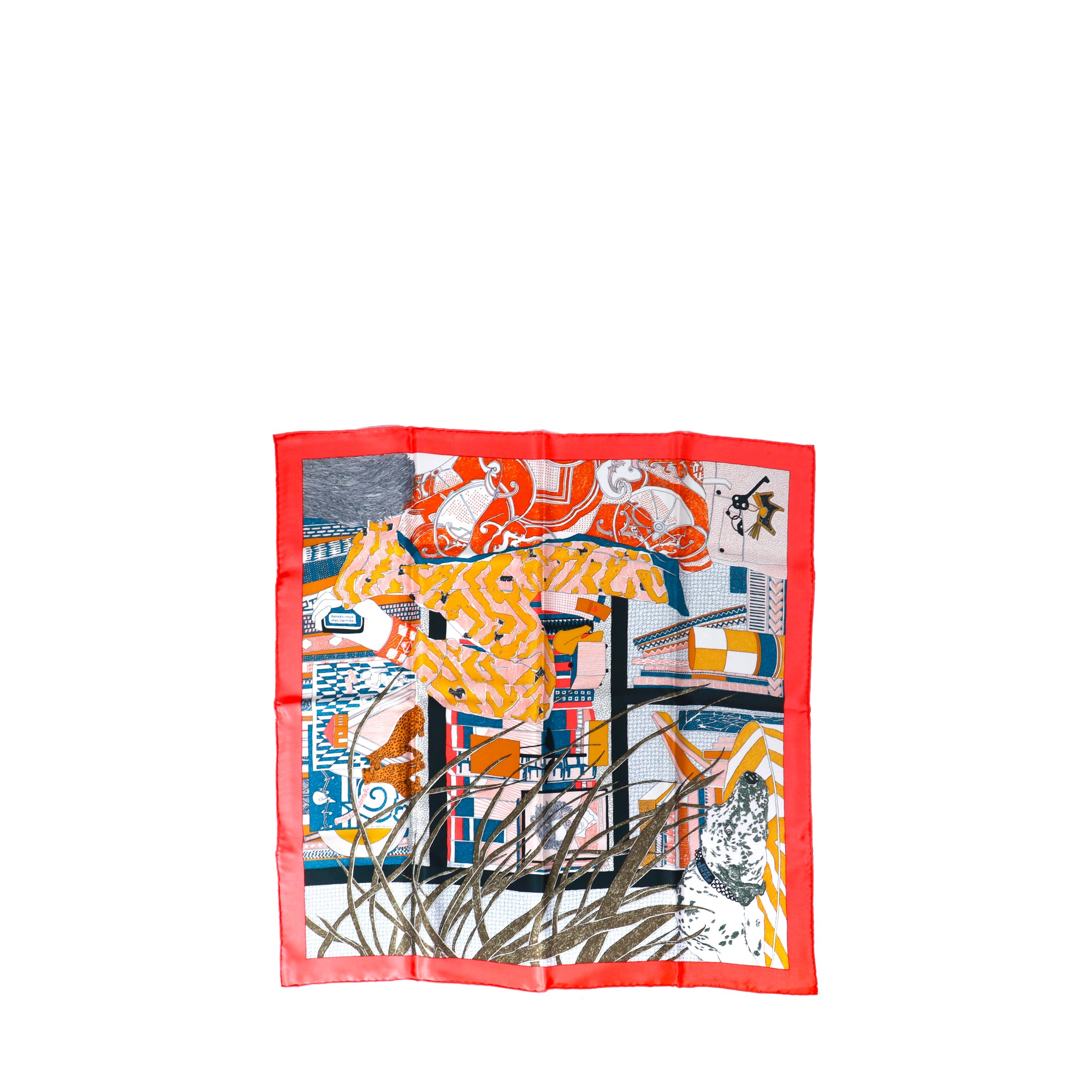 HERMÈS - Carré 66 Rendez-vous Hermès in silk