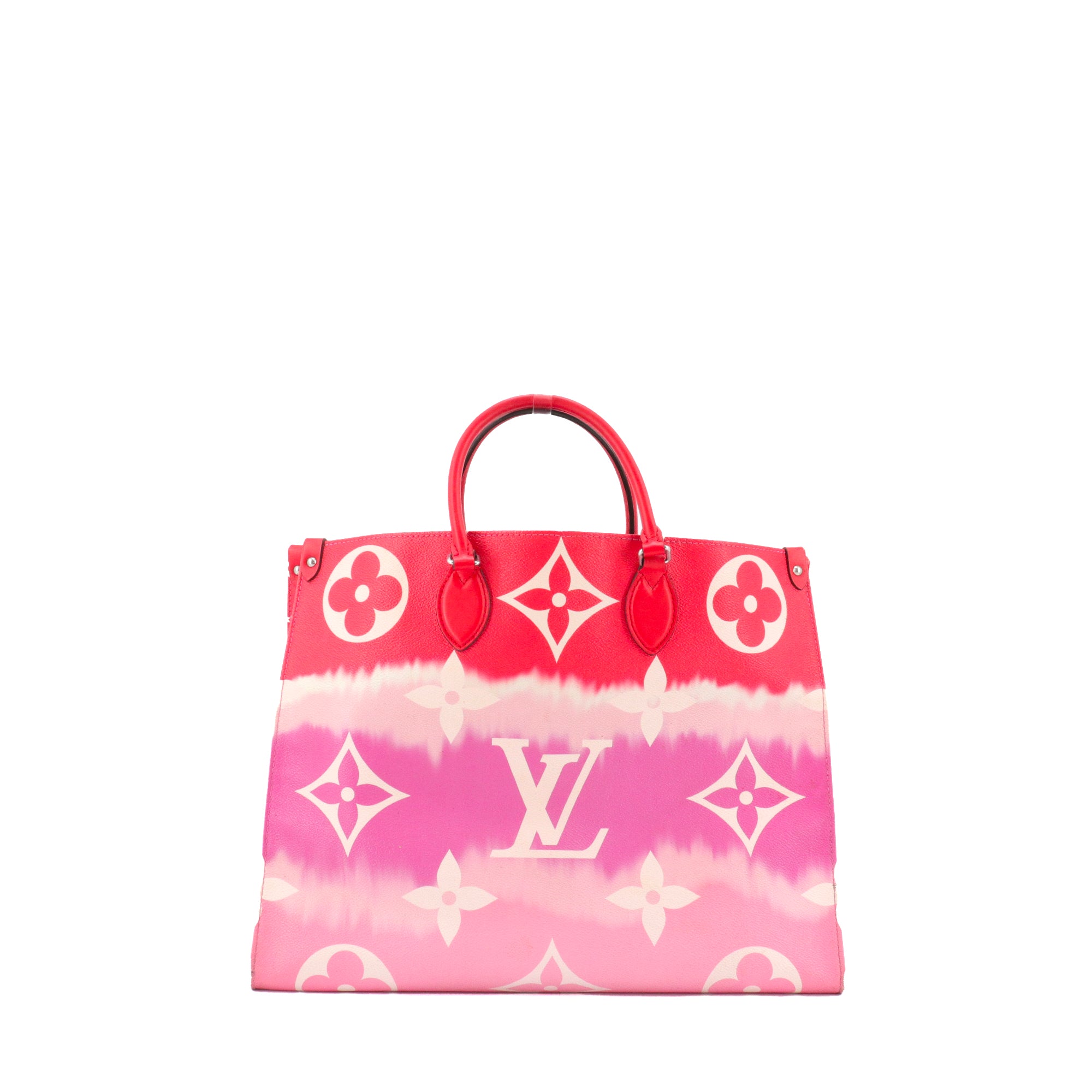 LOUIS VUITTON - Sac cabas Louis Vuitton OnTheGo GM en toile monogrammée édition limitée escale