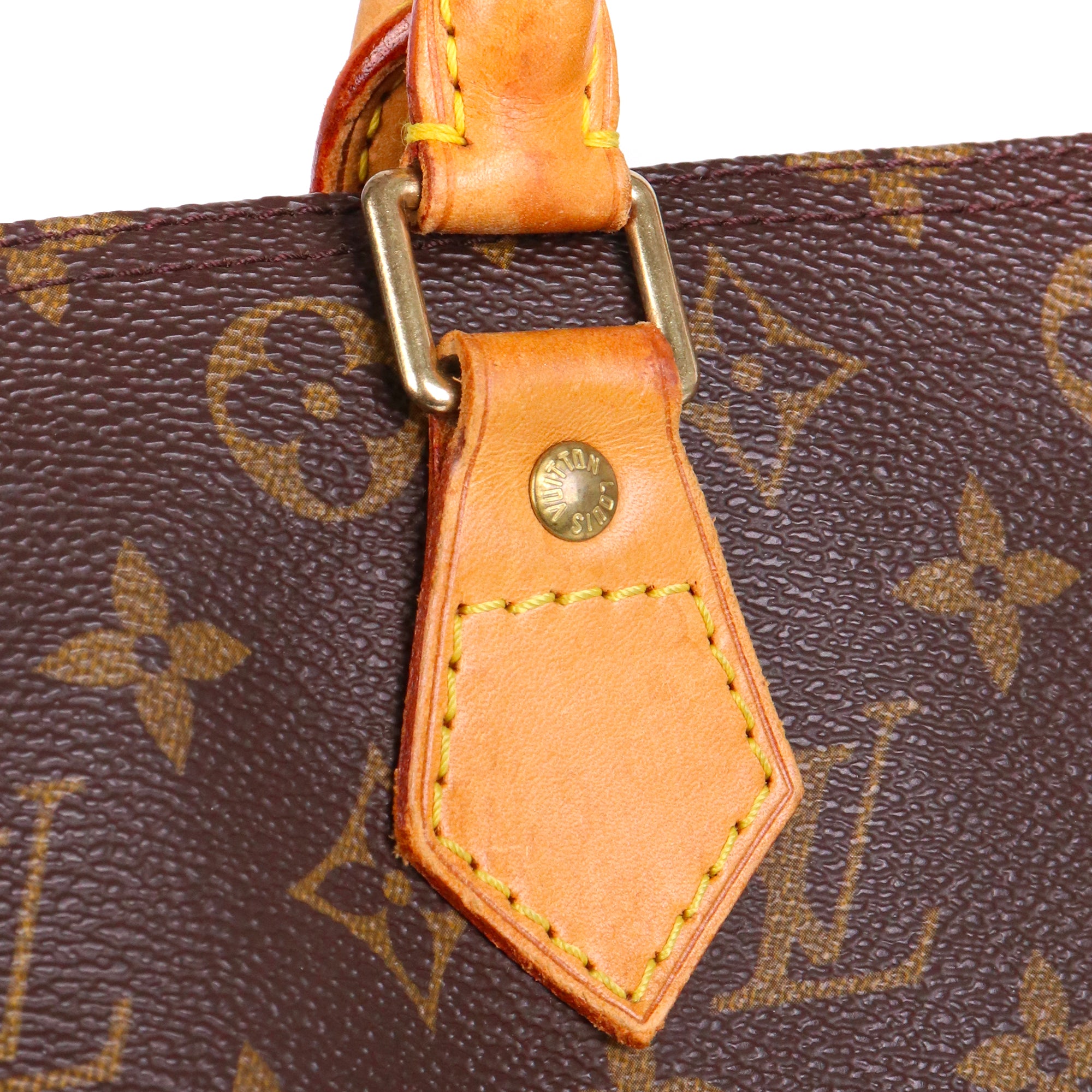 LOUIS VUITTON - Sac à main Speedy 30 Louis Vuitton en toile monogrammée