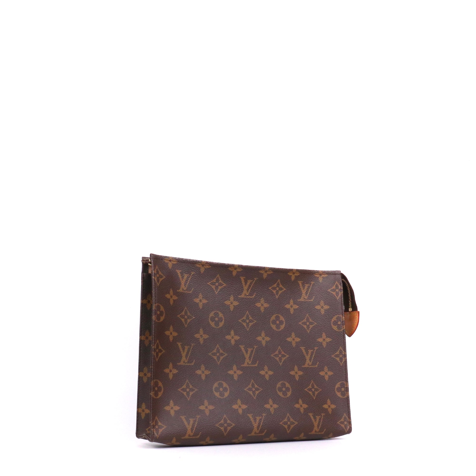 LOUIS VUITTON - Pochette 26 Louis Vuitton en toile monogrammée