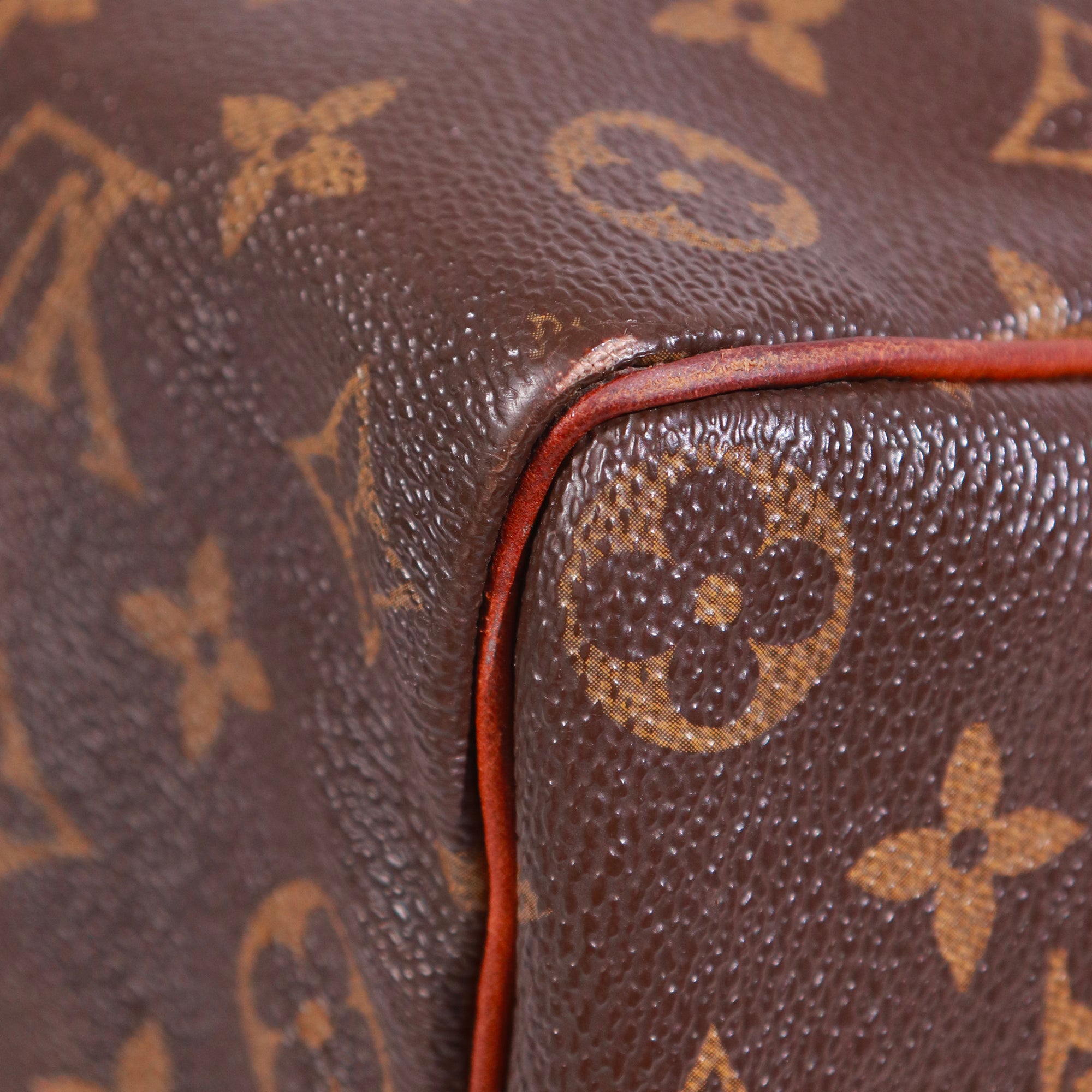 LOUIS VUITTON - Sac à main Speedy 35 en toile monogramme vintage